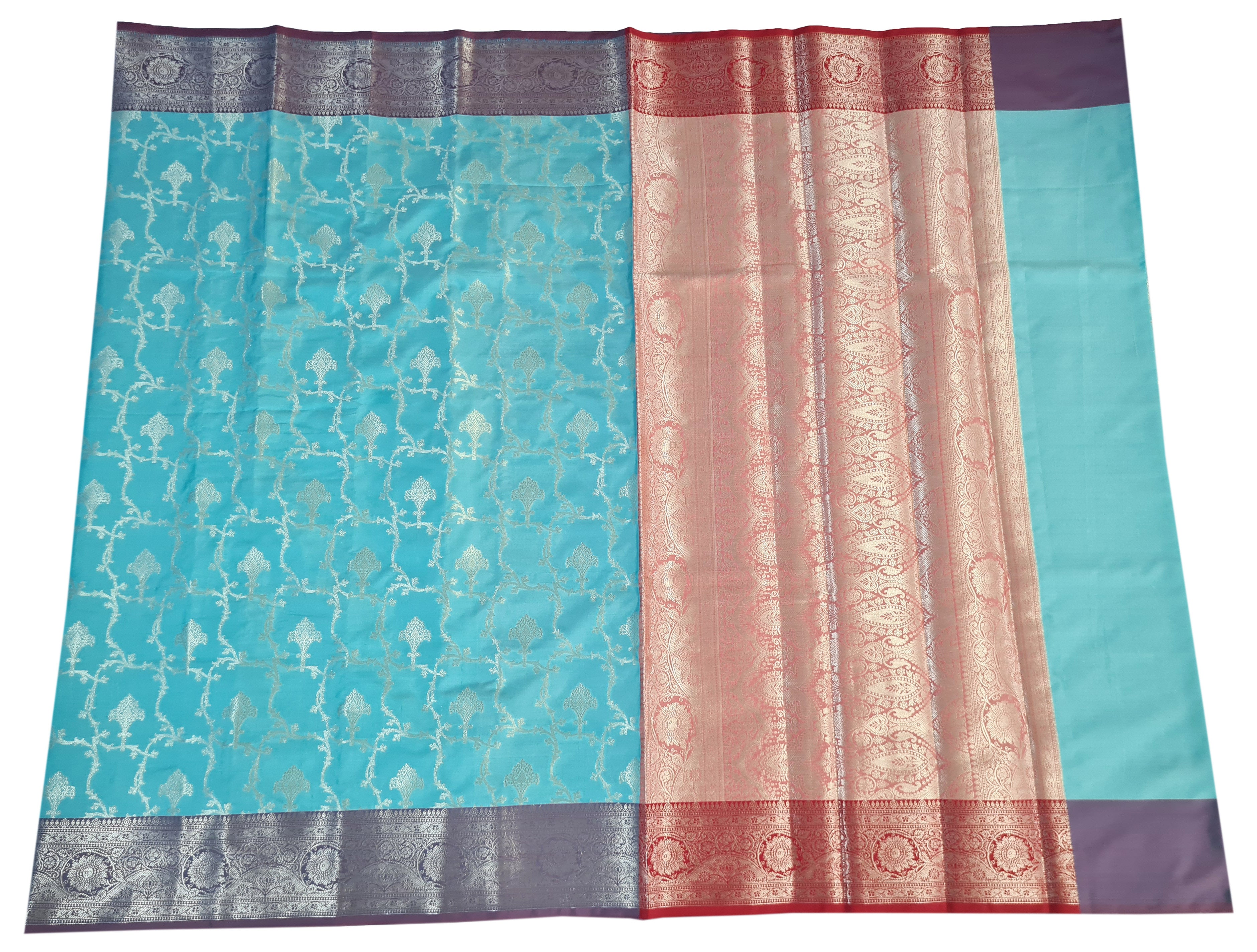 Banarasi Katan Jaal Silk Sarees
