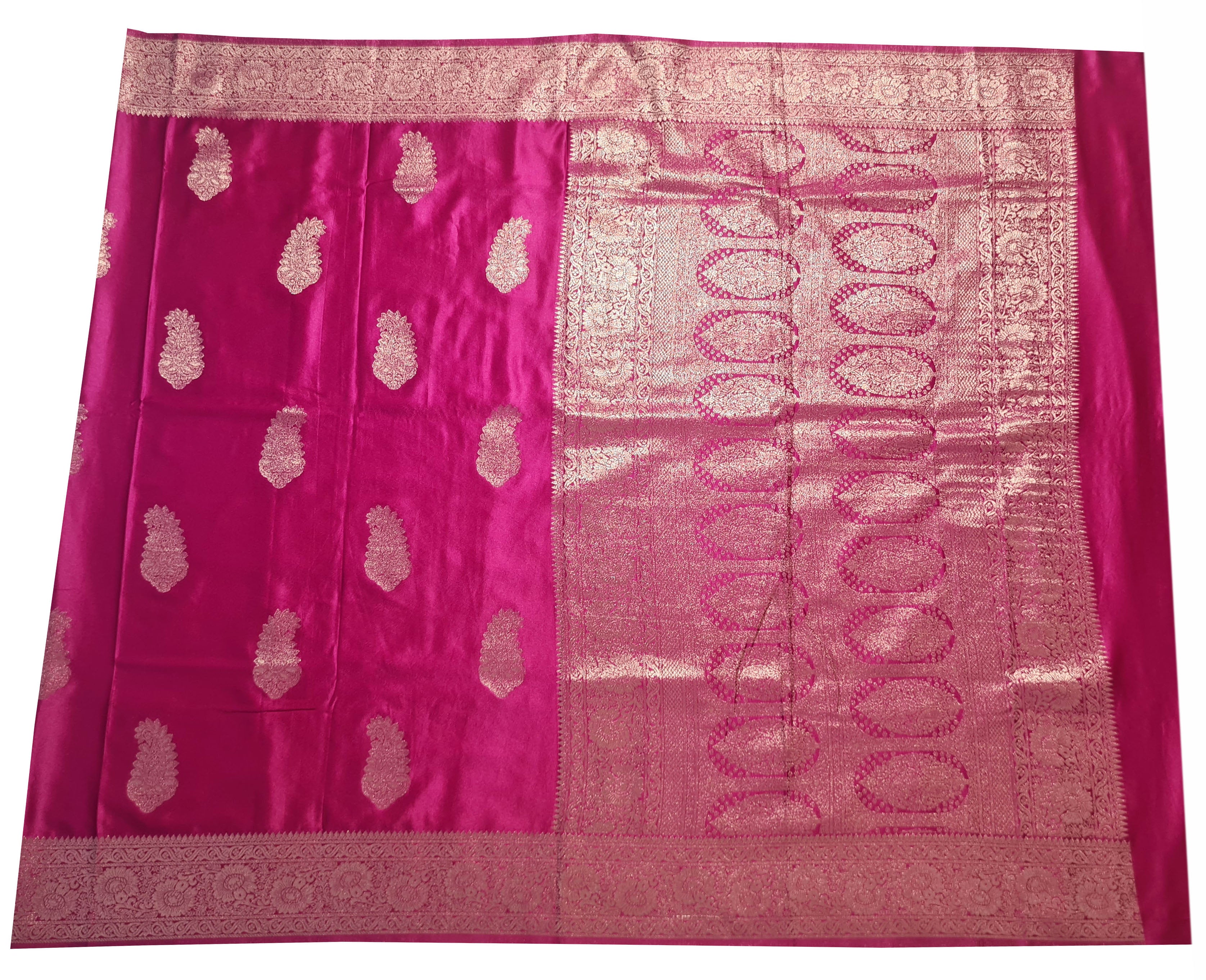 Bengaluru Crape Antic Silk Meena Sarees