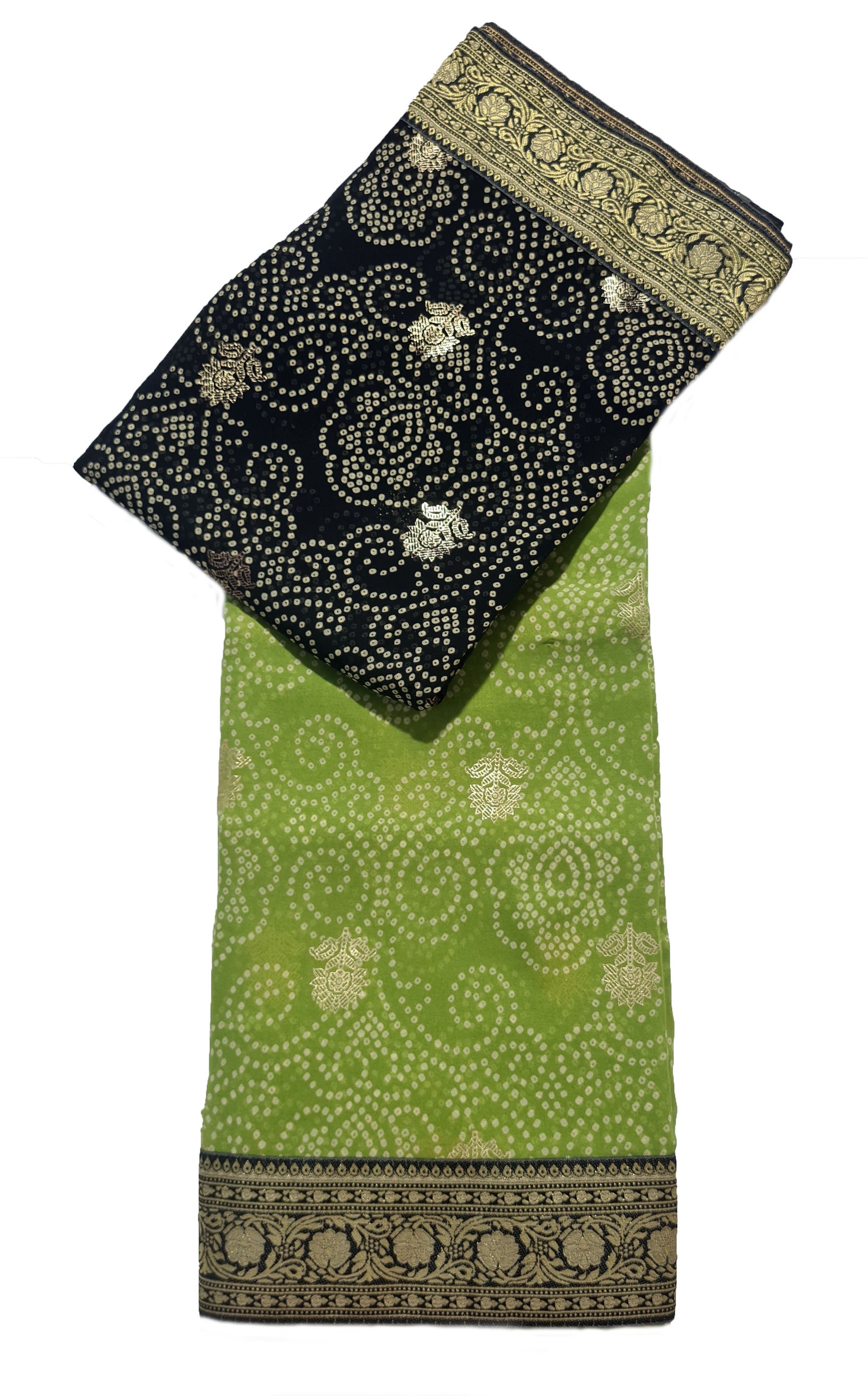 Shubhshree Creation Ghoomer Designer Traditional Bandhej Sarees