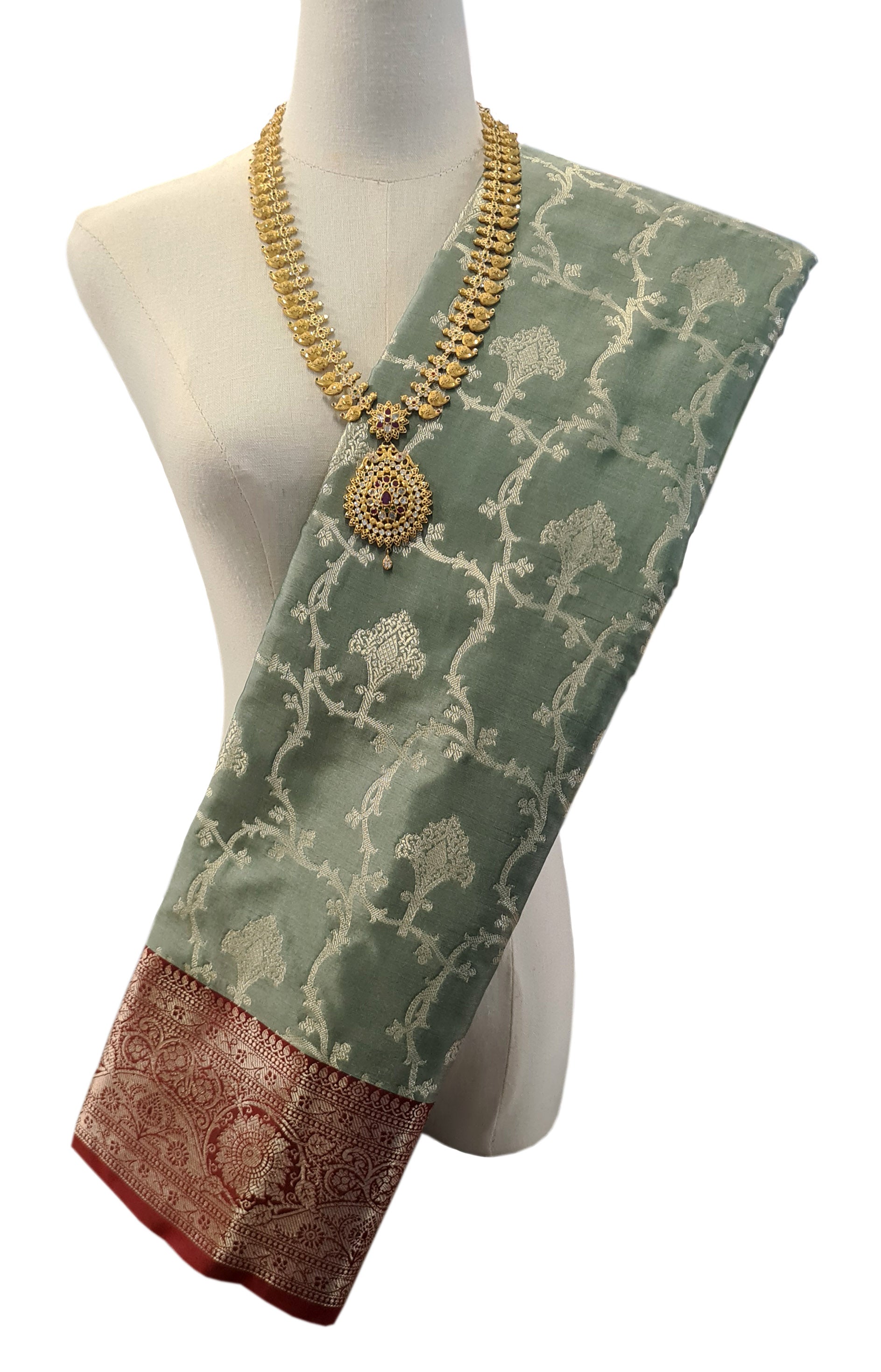 Banarasi Katan Jaal Silk Sarees