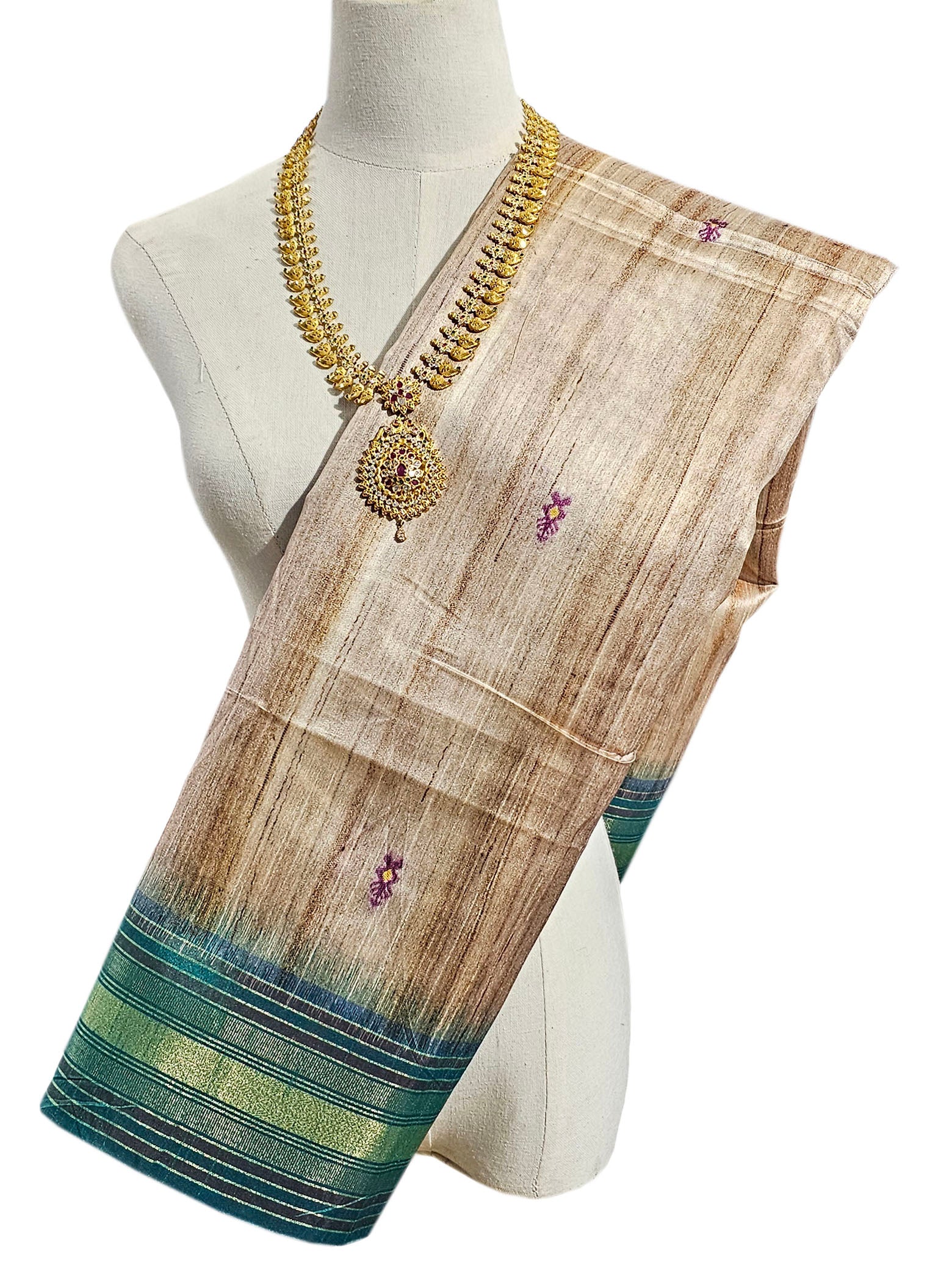 Antic Design semi Tussar Sarees