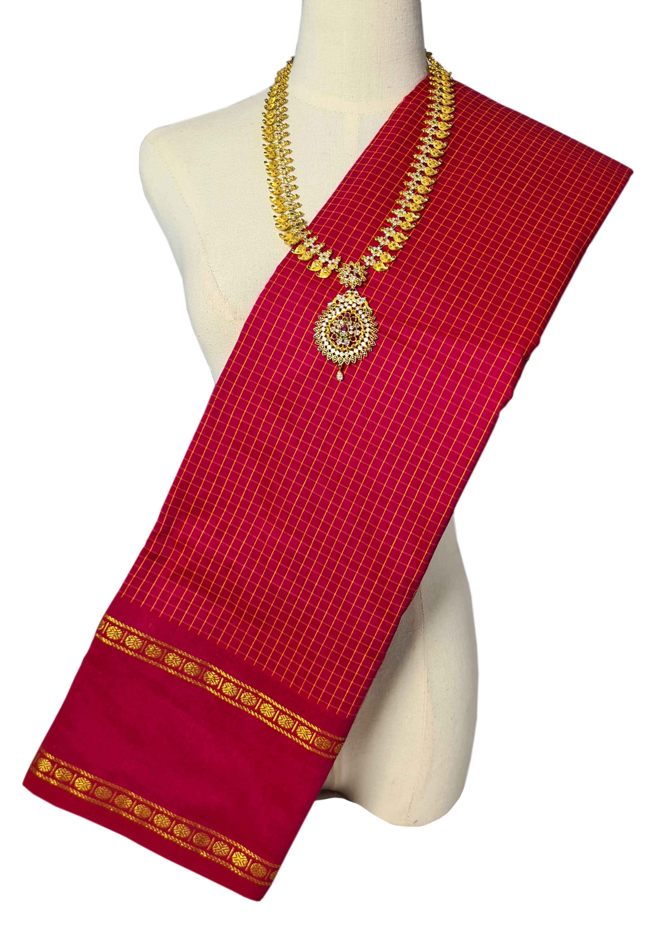 Vairaoosi Agarlic Cotton Silk Sarees