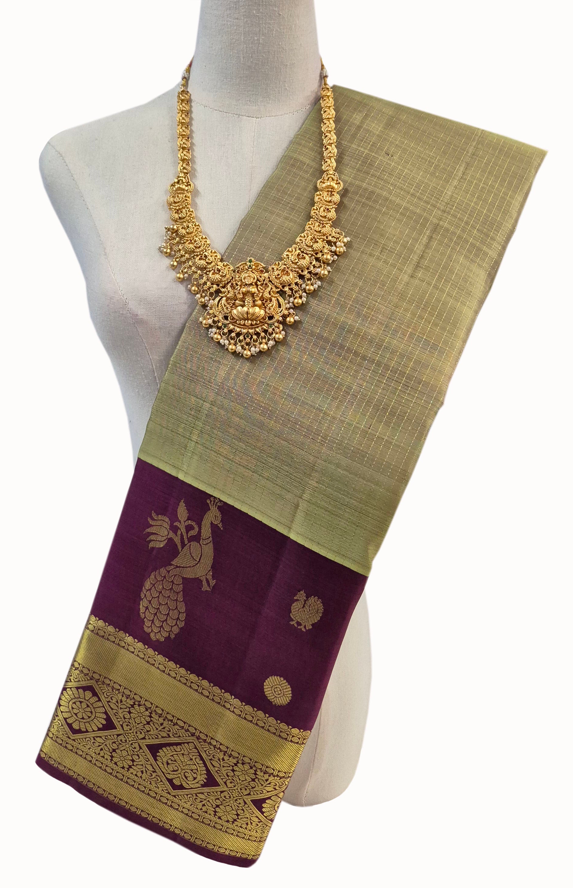 Vairaoosi Kanchipuram Pure Silk Saree