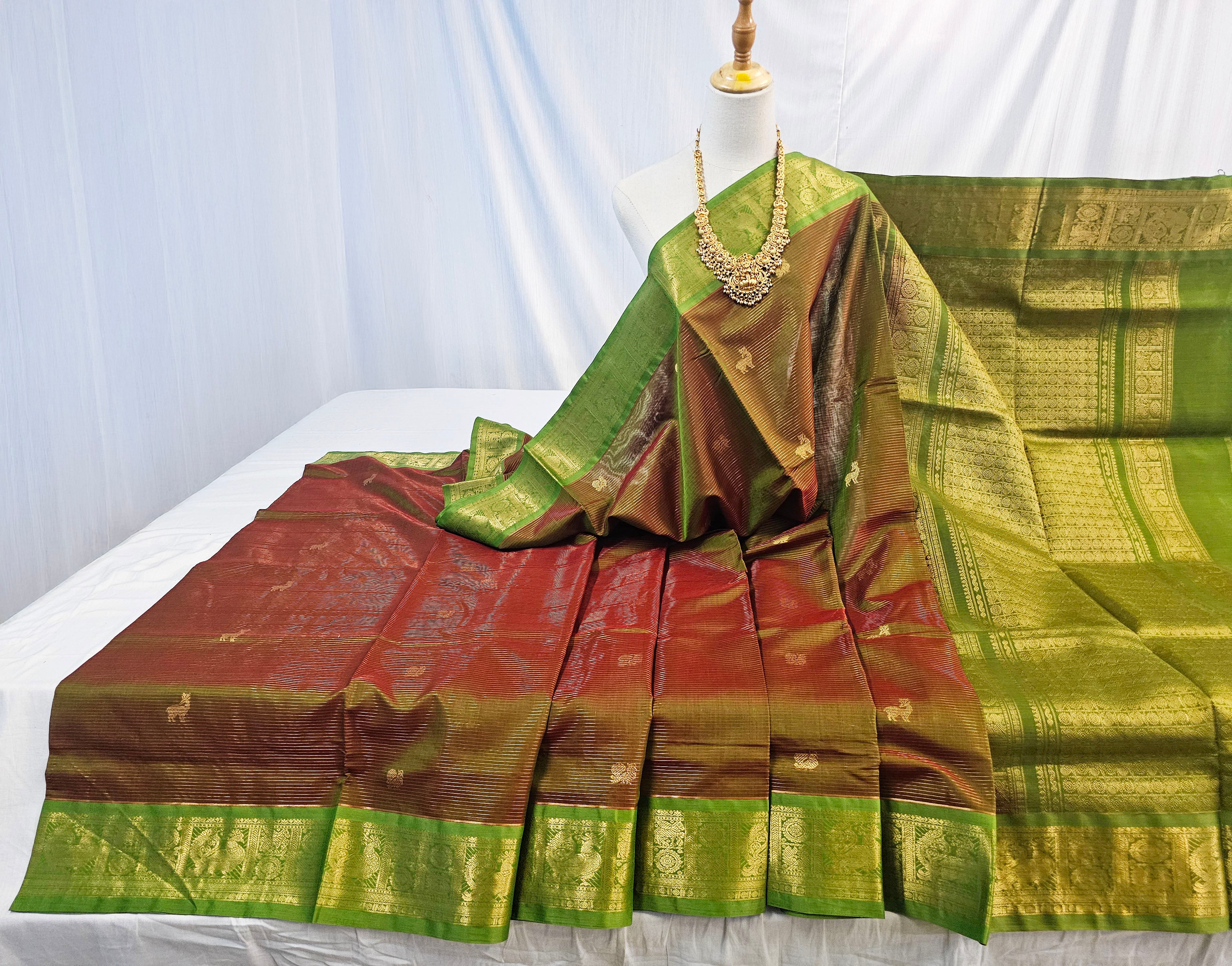 Kanchipuram Pure Silk Cotton Saree