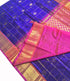 Zari check Kanchipuram Pure Silk Cotton Saree