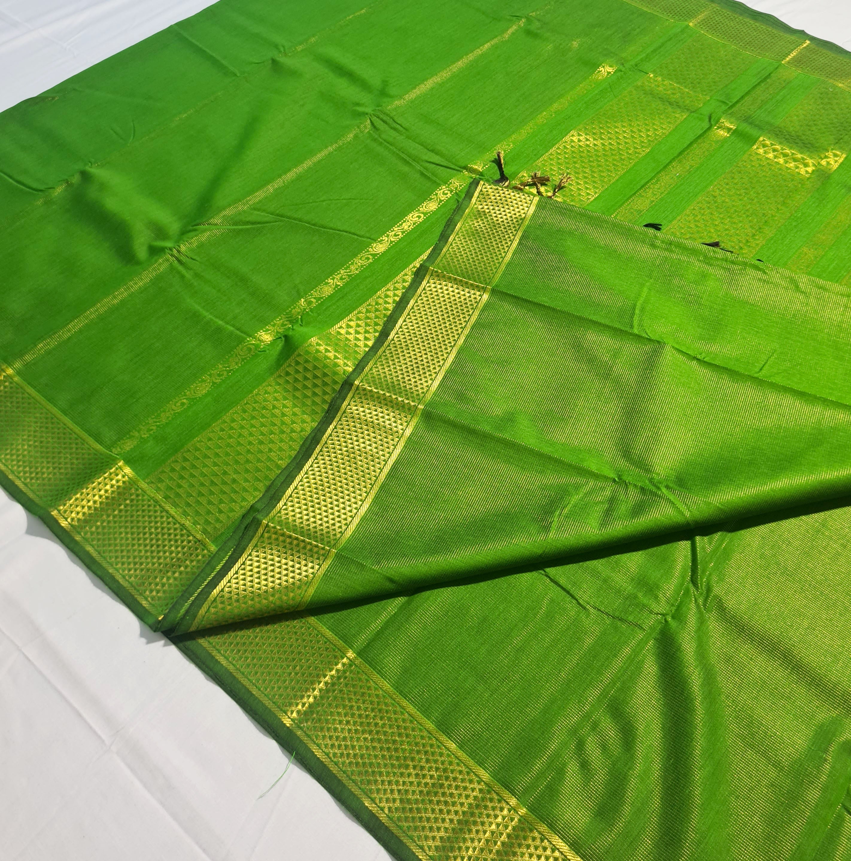Kanchipuram Agarlic Cotton Sarees