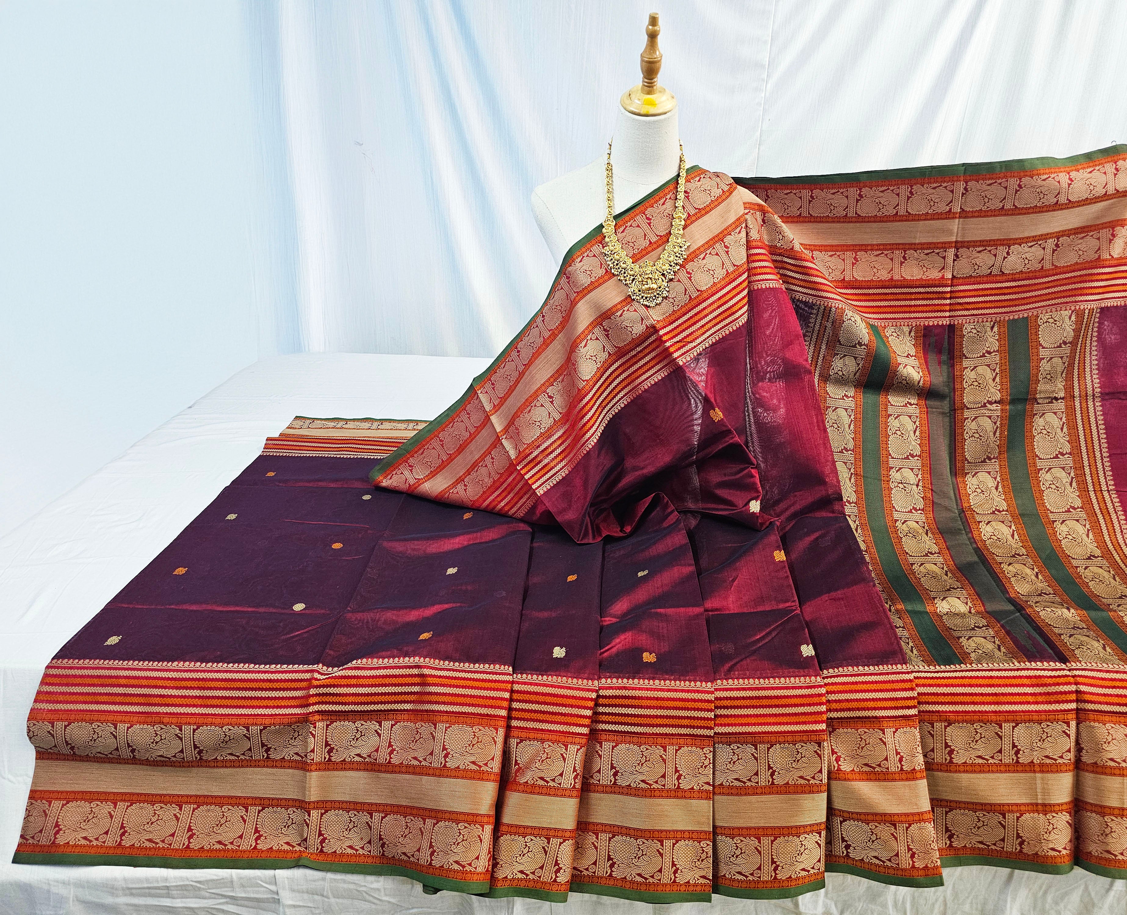 Kanchipuram Pure Silk Cotton Saree