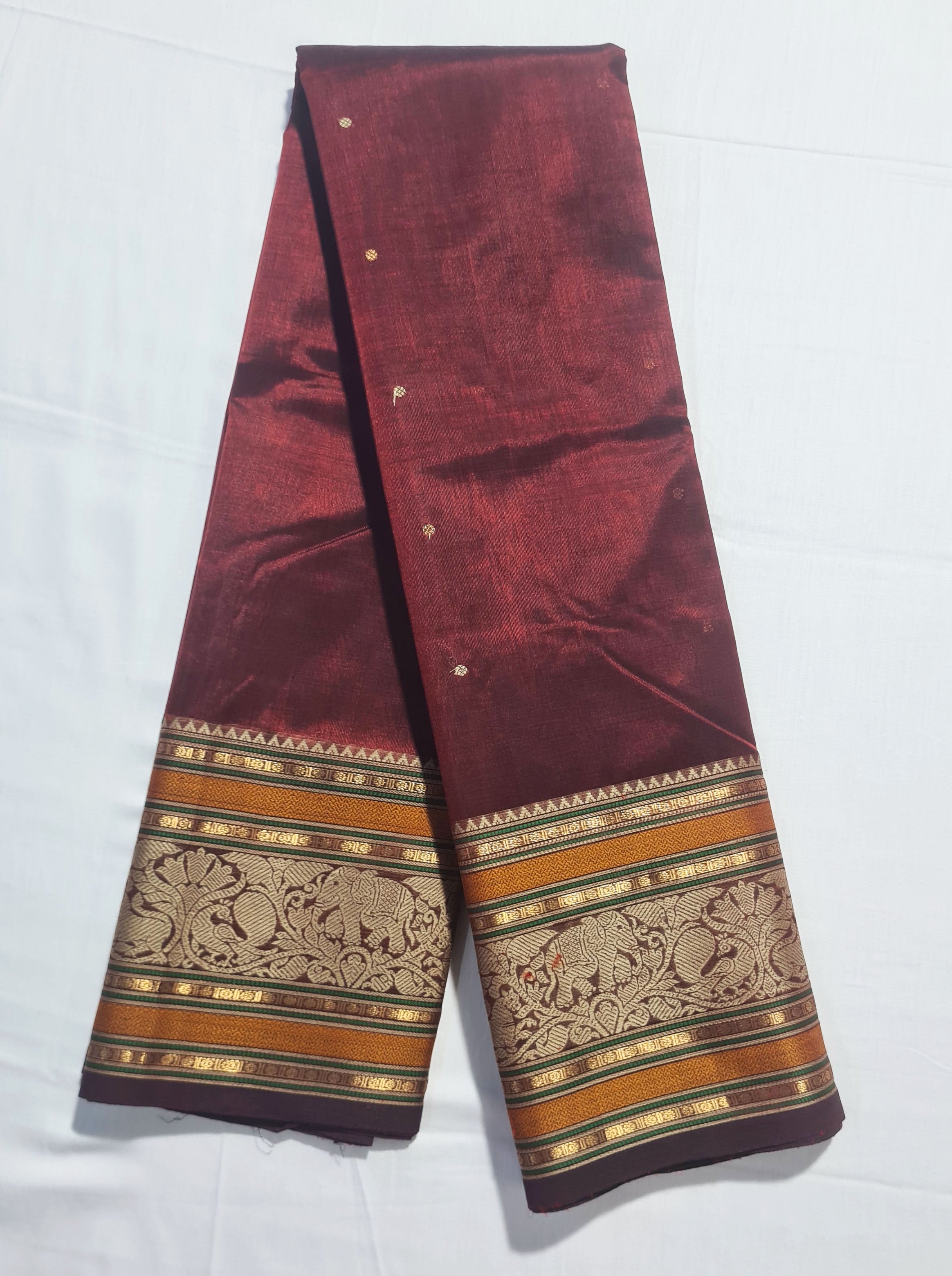 Kanchipuram Pure Silk Cotton Saree