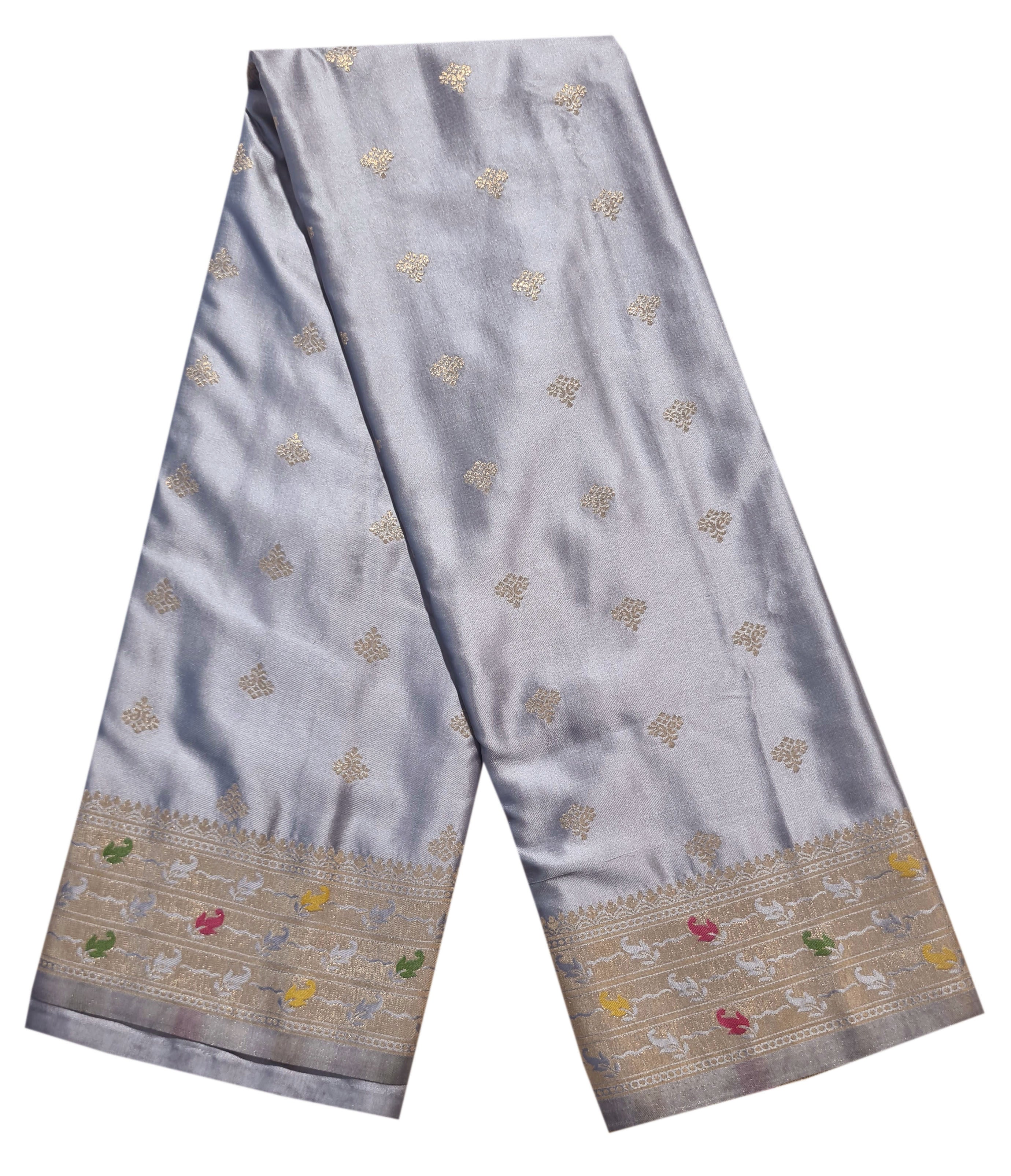 Crape Antic Silk Meena Sarees