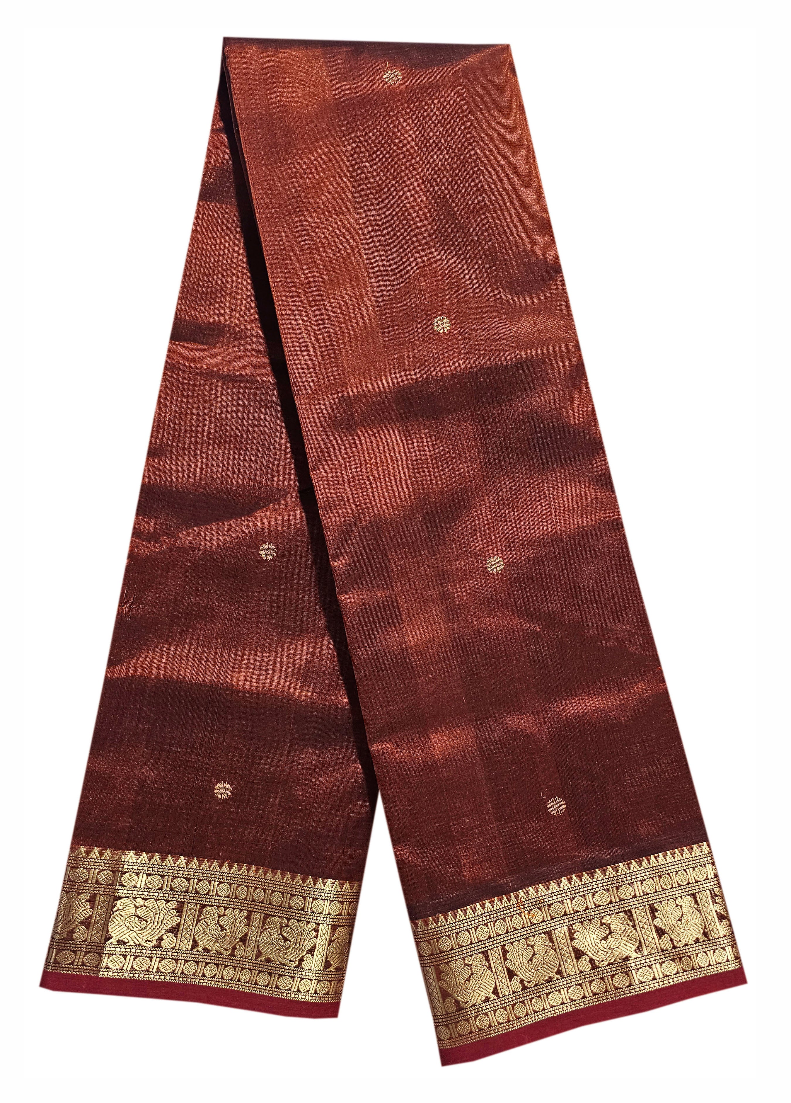 Kanchipuram Pure Silk Cotton Saree