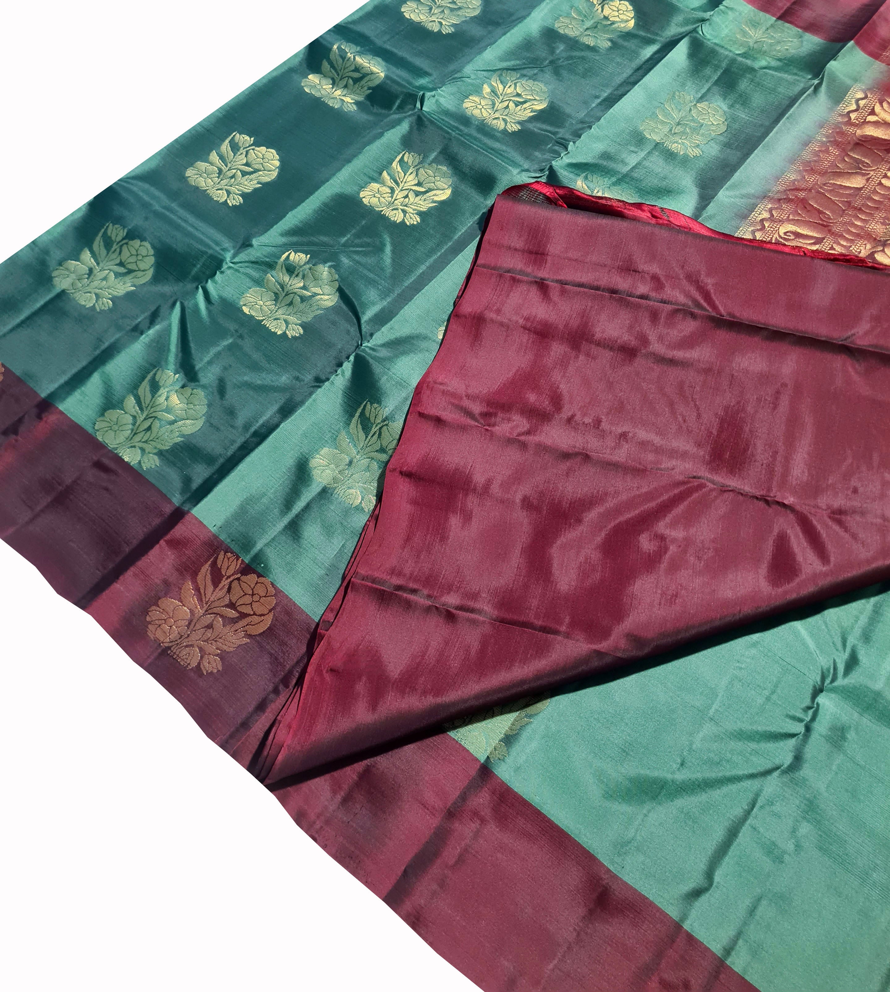 Kanchipuram Pure Soft Silk Saree