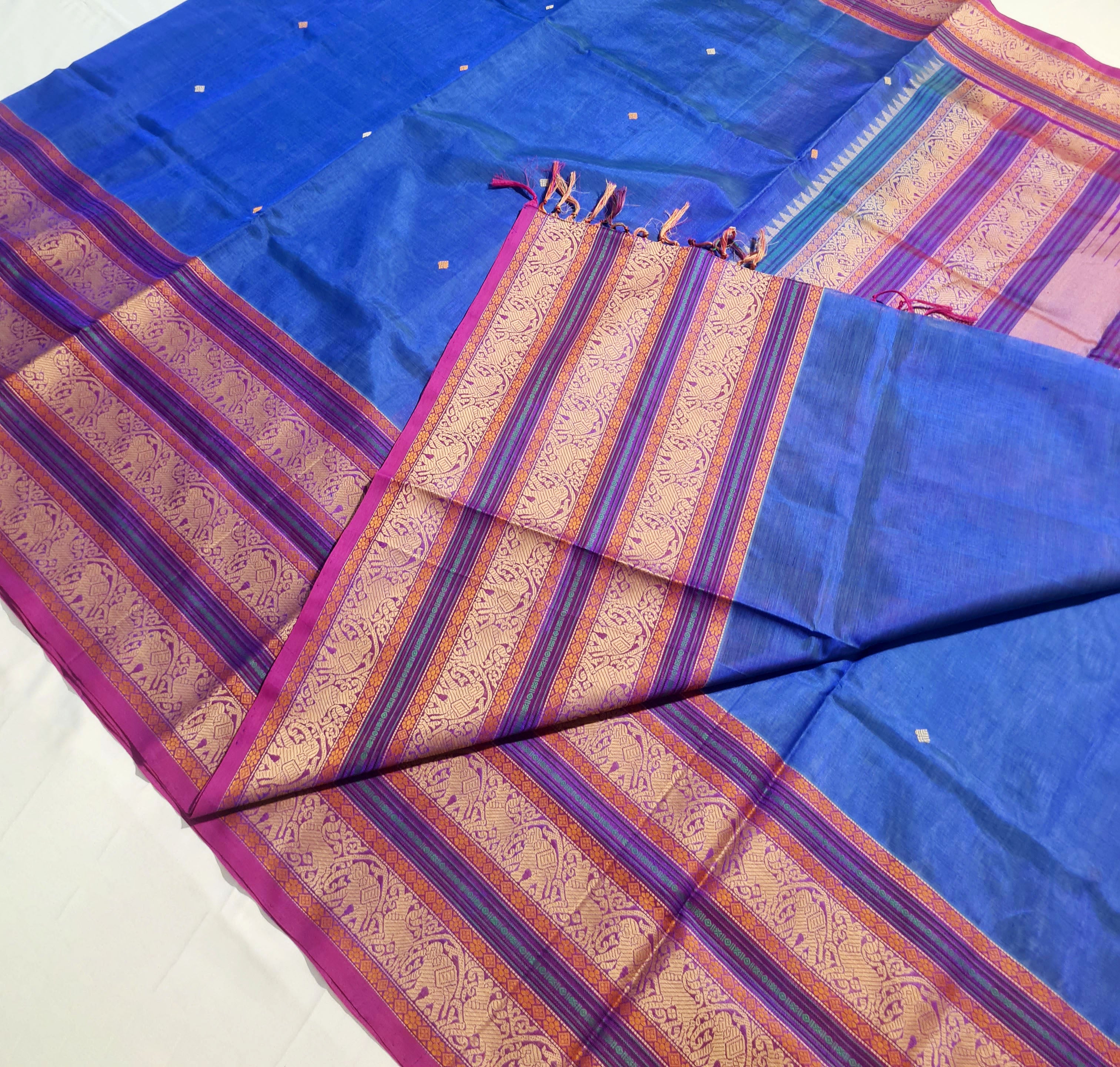 Kanchipuram Pure Silk Cotton Saree