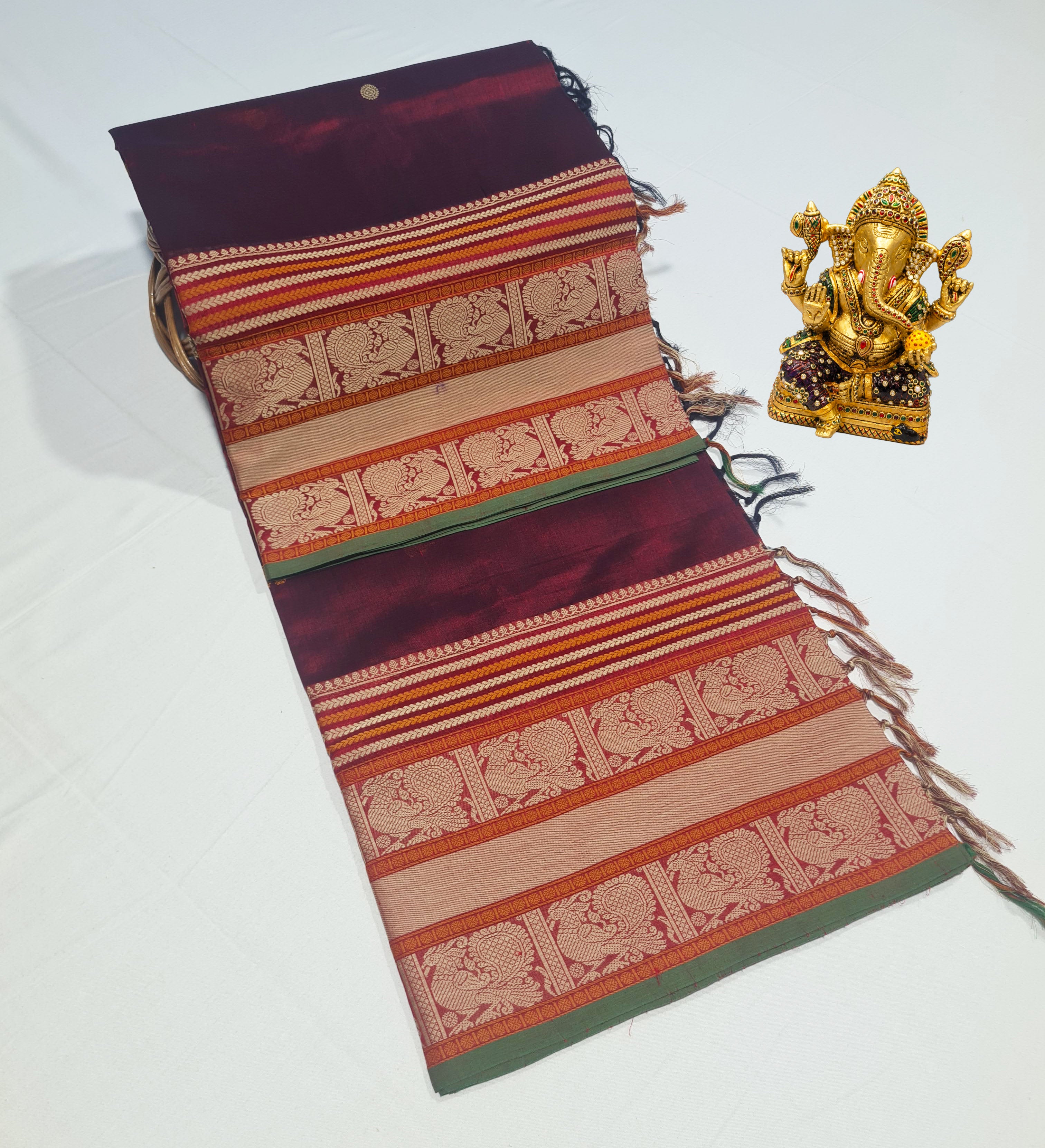 Kanchipuram Pure Silk Cotton Saree