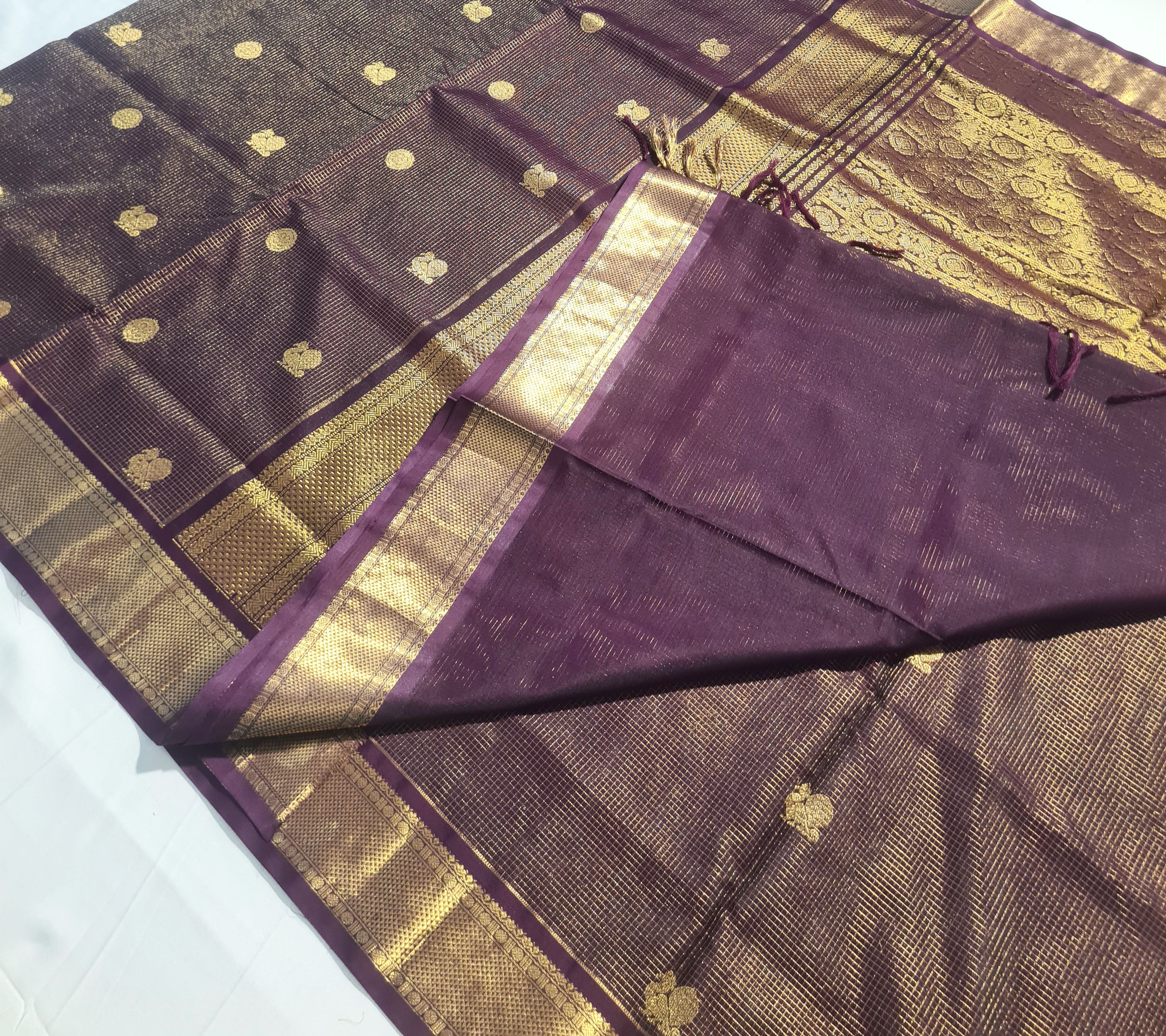 Kanchipuram Pure Silk Cotton Saree