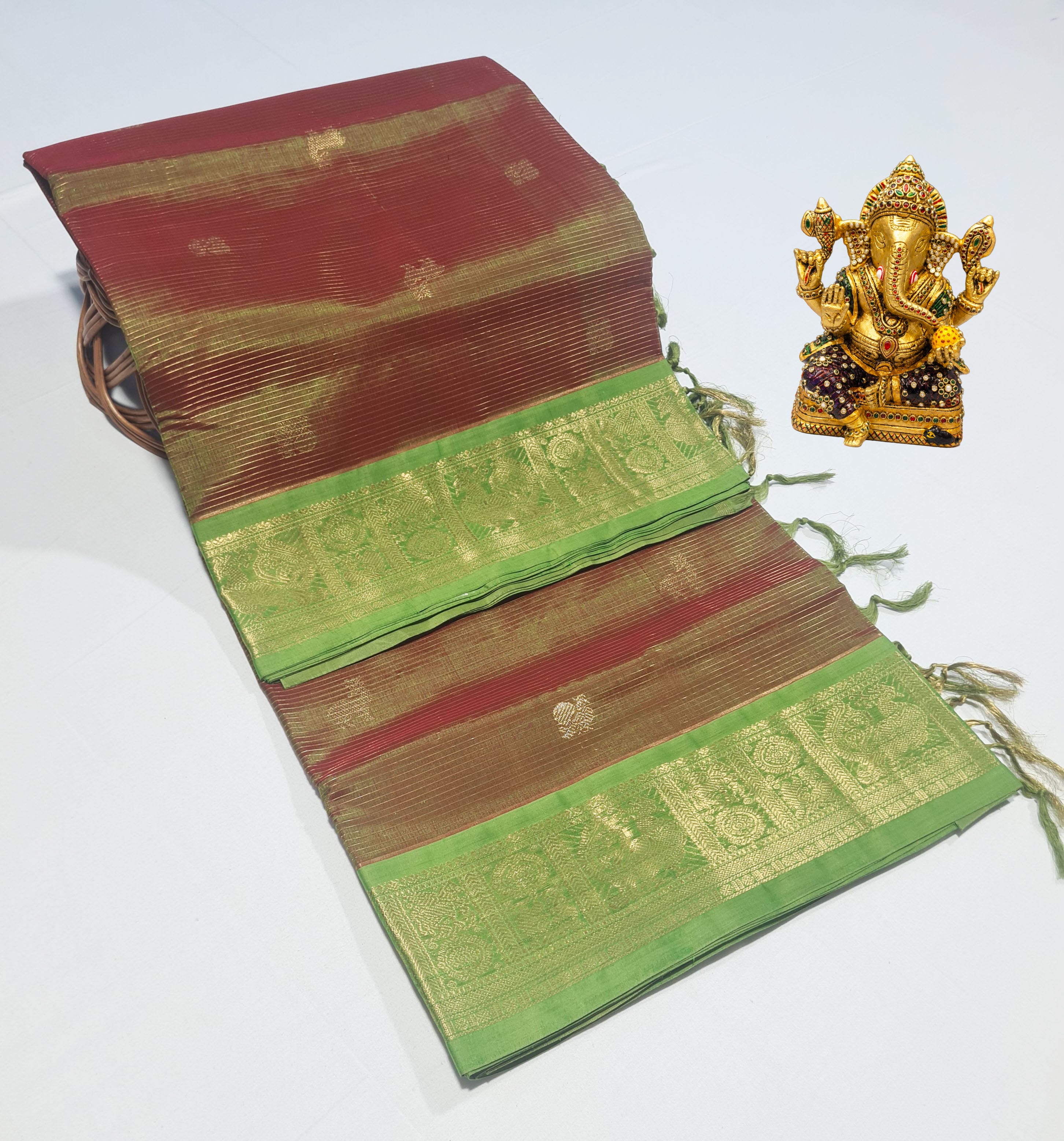 Kanchipuram Pure Silk Cotton Saree