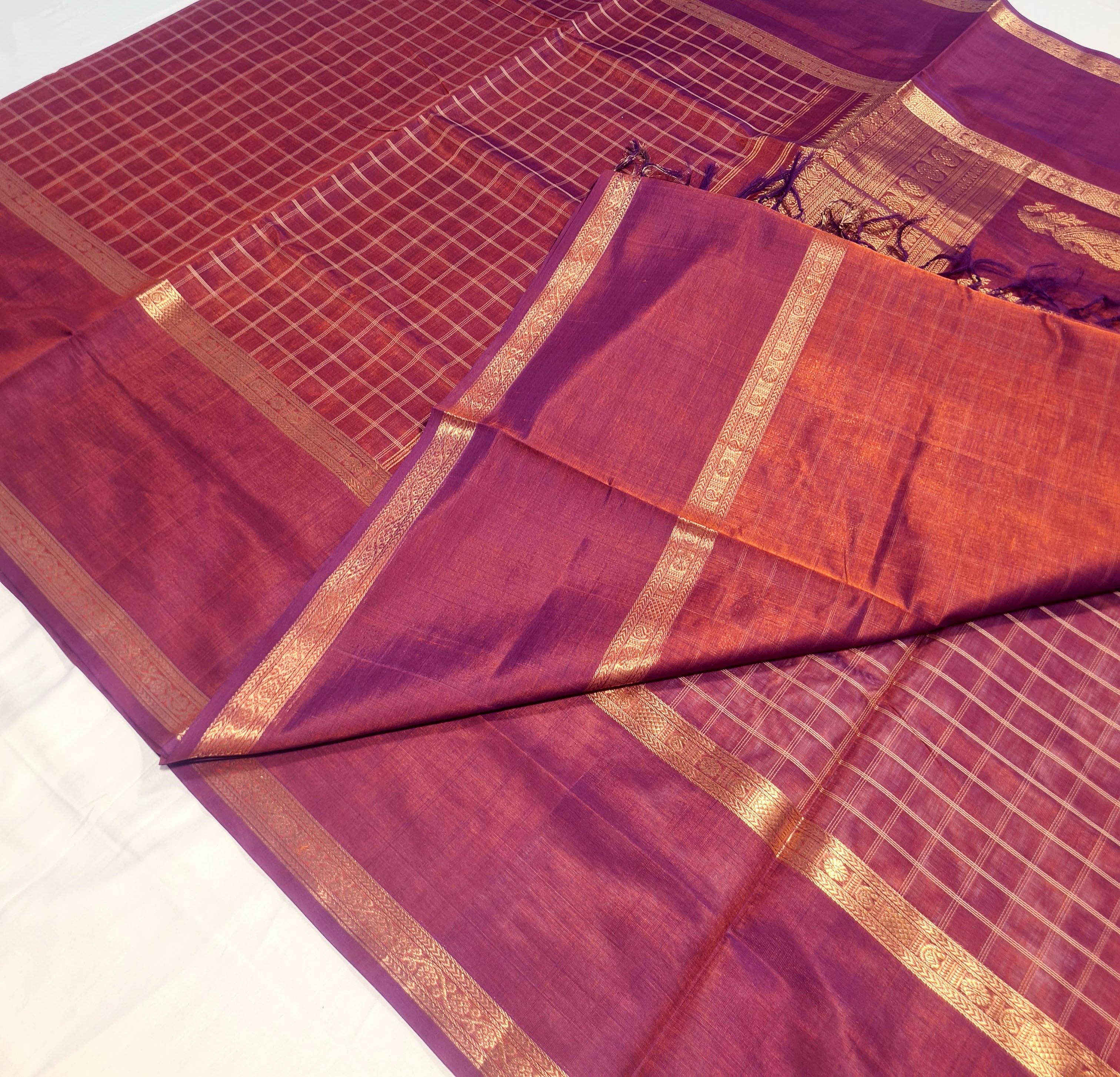 Kanchipuram Pure Silk Cotton Saree