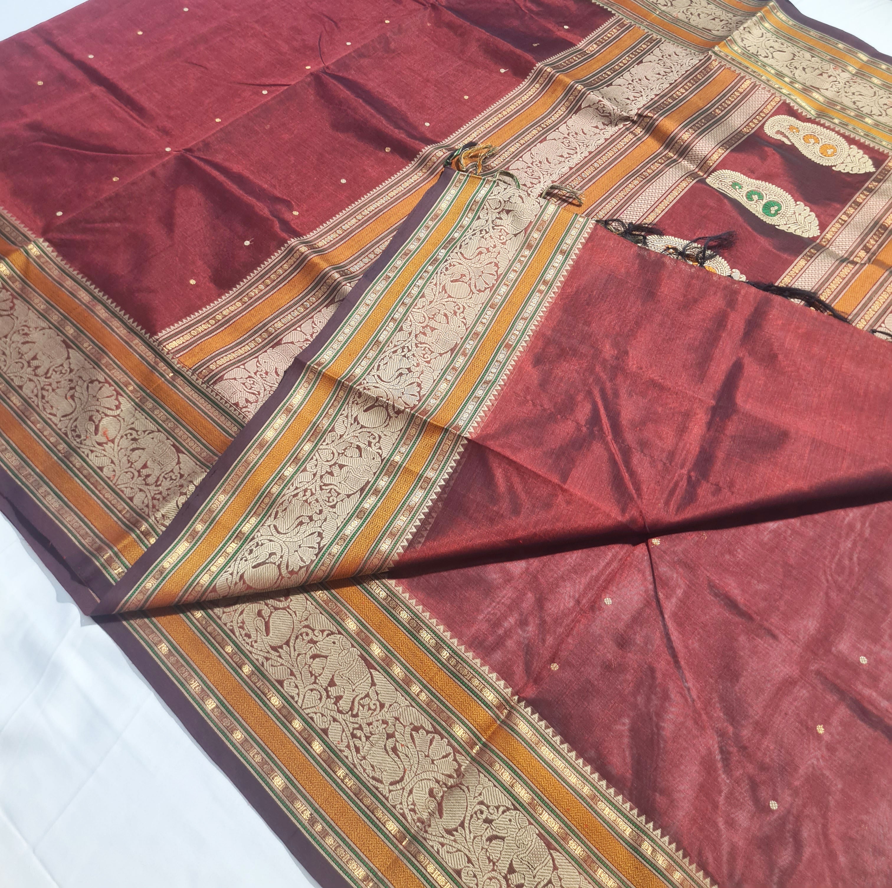 Kanchipuram Pure Silk Cotton Saree