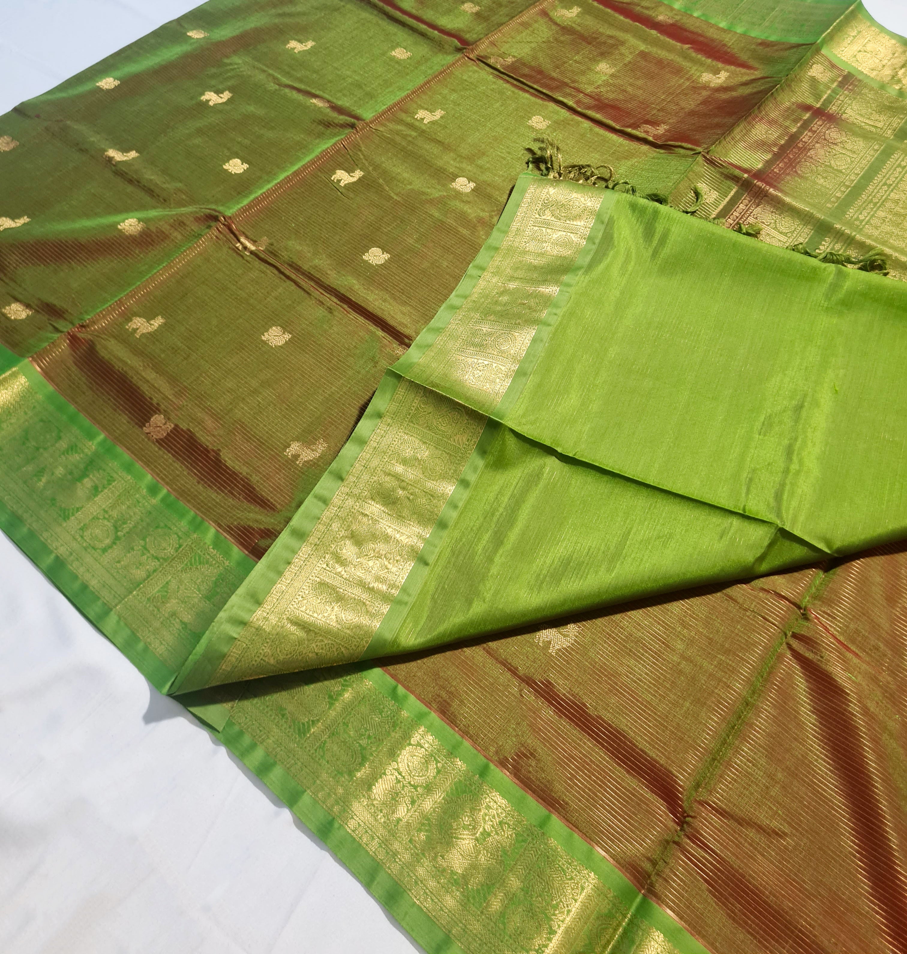 Kanchipuram Pure Silk Cotton Saree