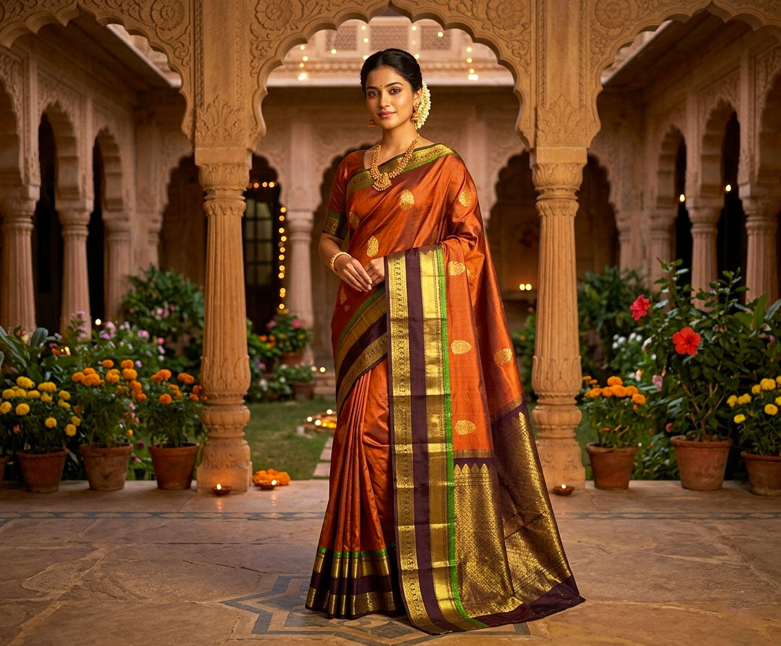 Kanchipuram Pure Silk Saree