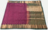 Kanchi Vegan Silk Saree With Contrast Blouse and Rich Jari Pallu