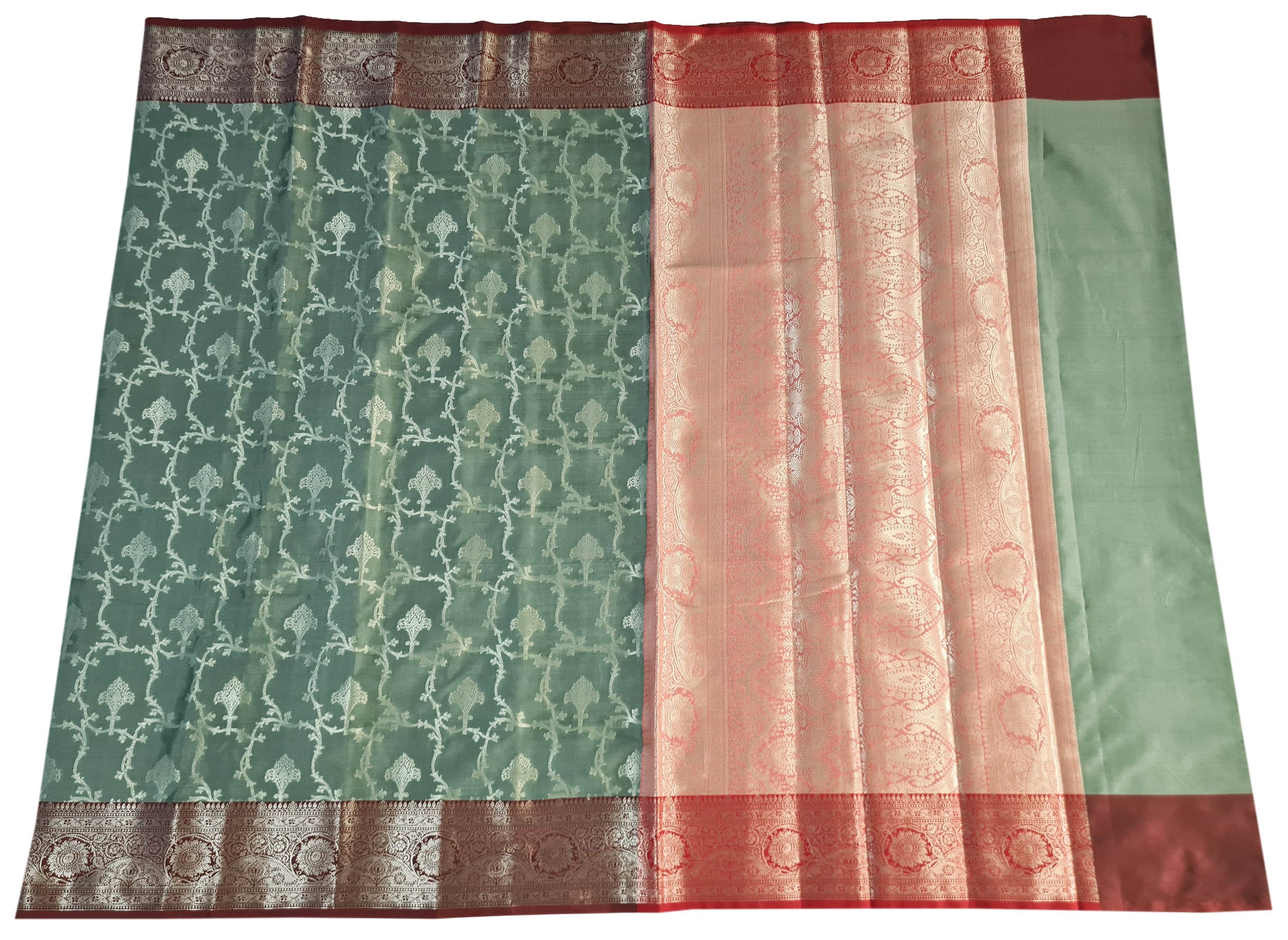 Banarasi Katan Jaal Silk Sarees