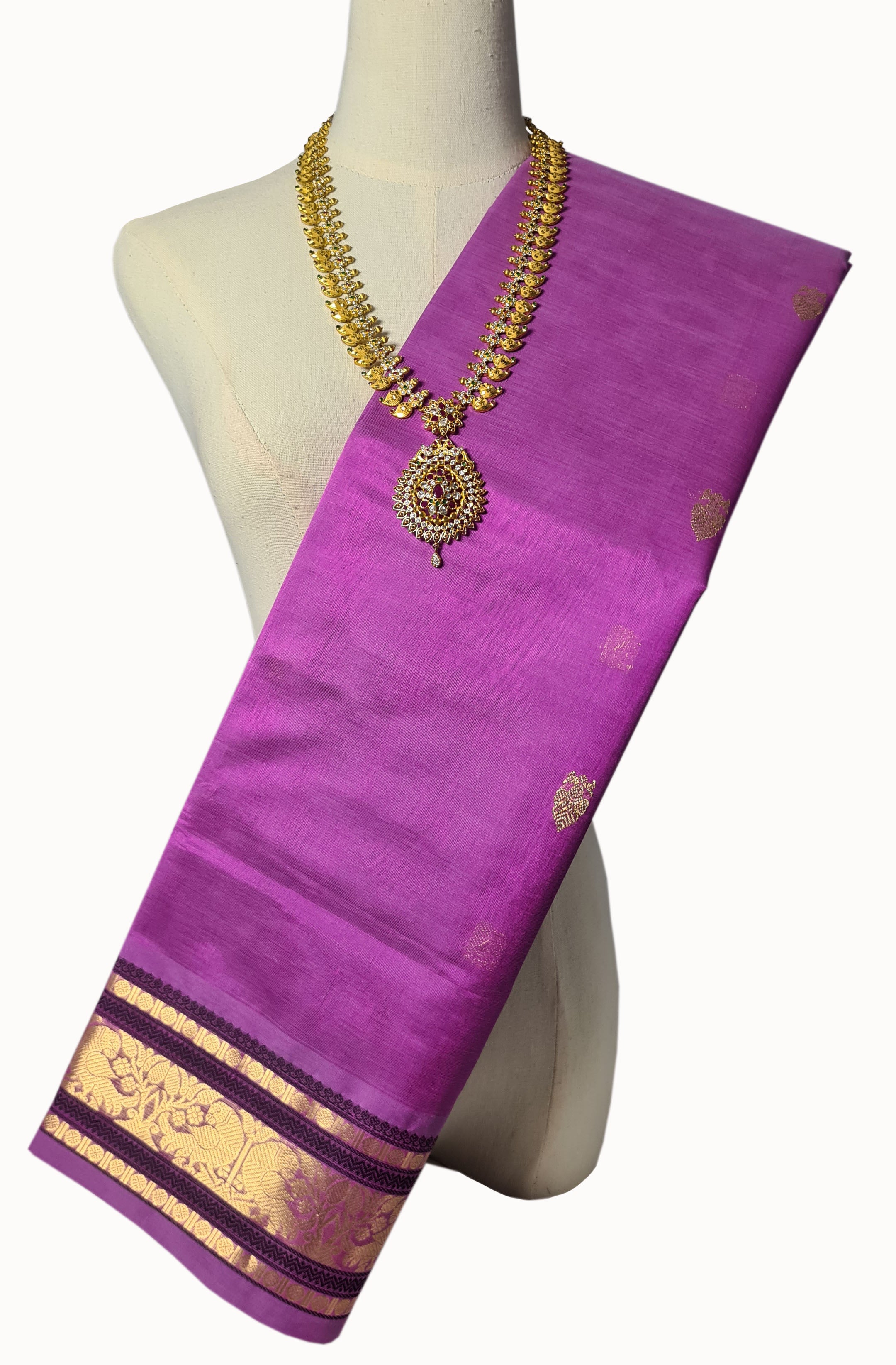 Kanchipuram Pure Silk Cotton Saree