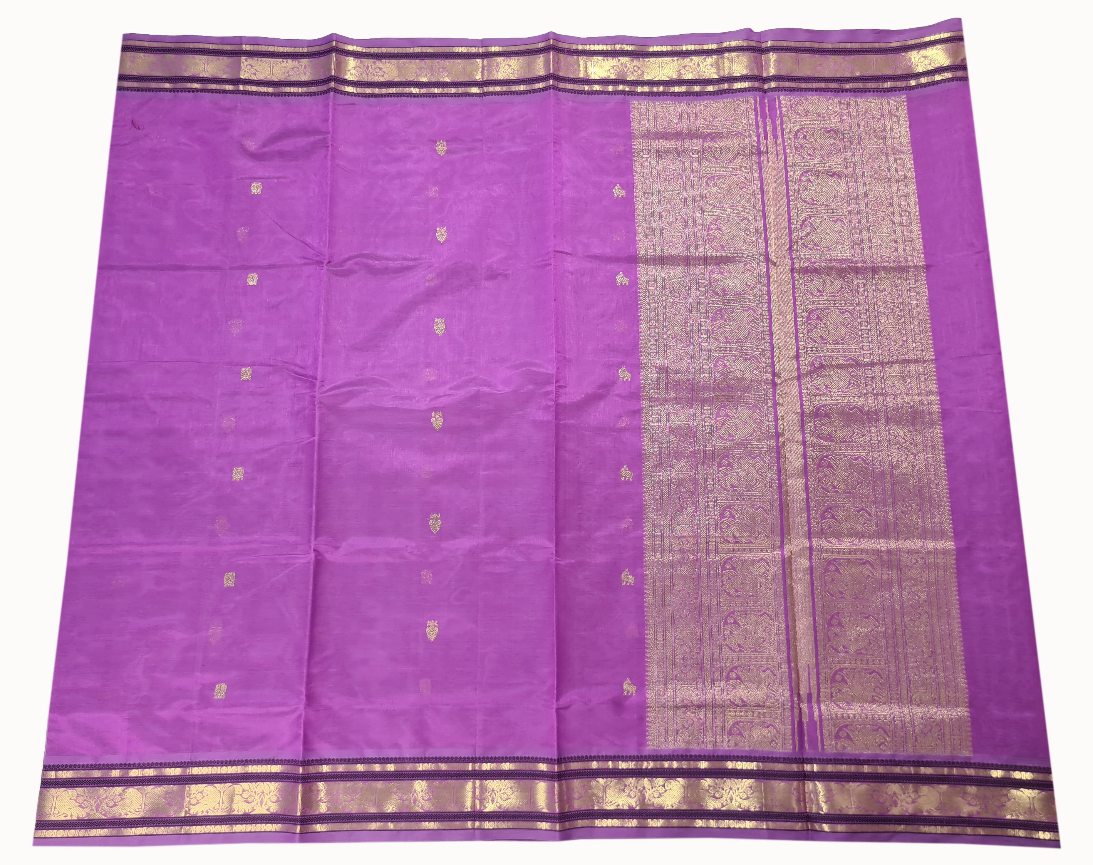 Kanchipuram Pure Silk Cotton Saree