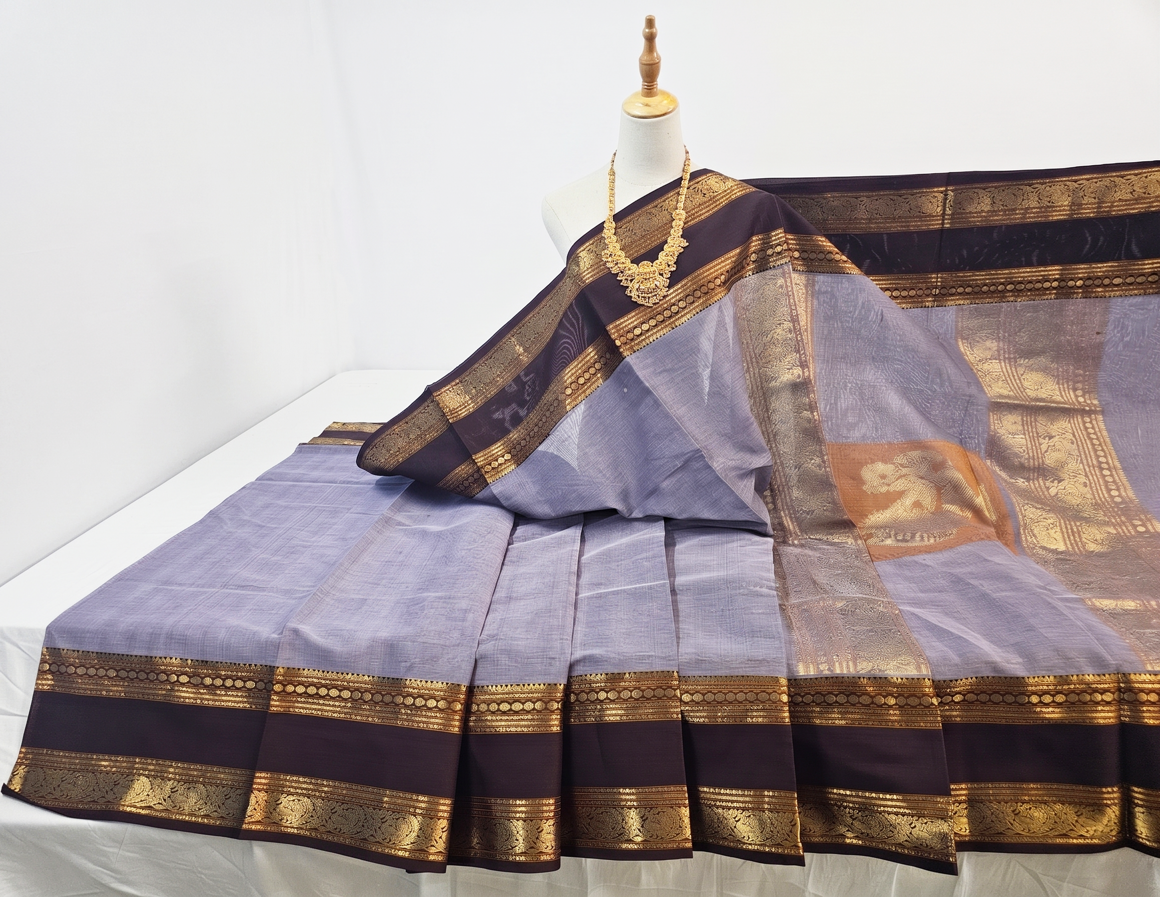 Kanchipuram Pure Silk Cotton Saree