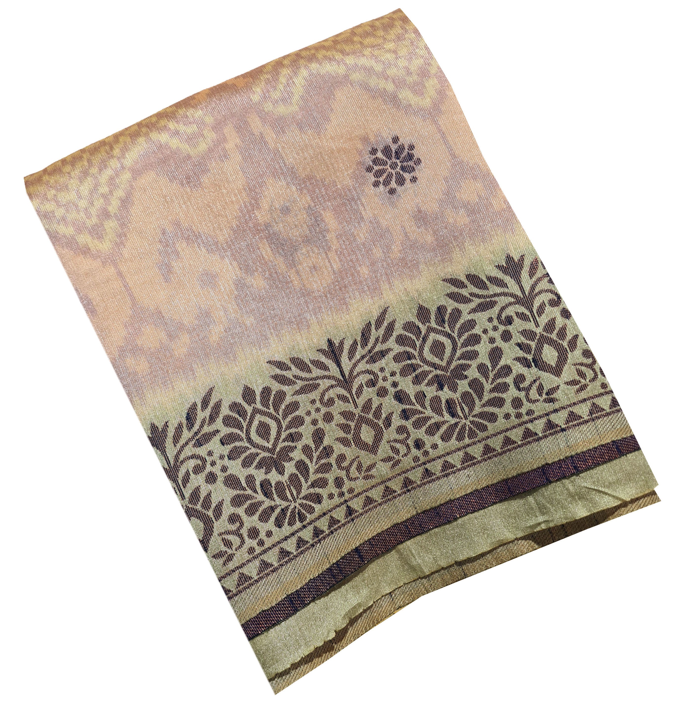Semi Tussar Antic Design Sarees
