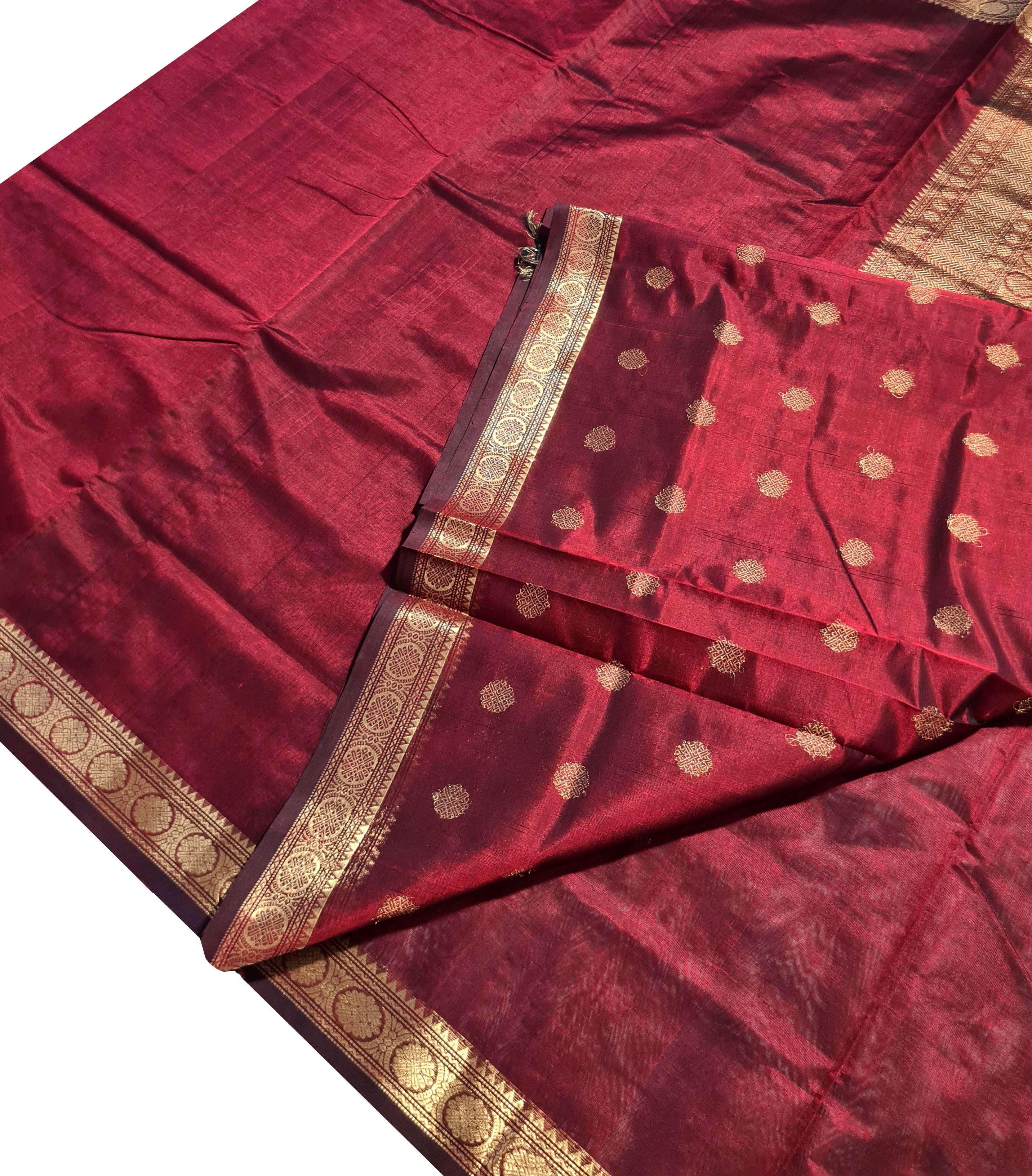 Kanchipuram Pure Silk Cotton Saree