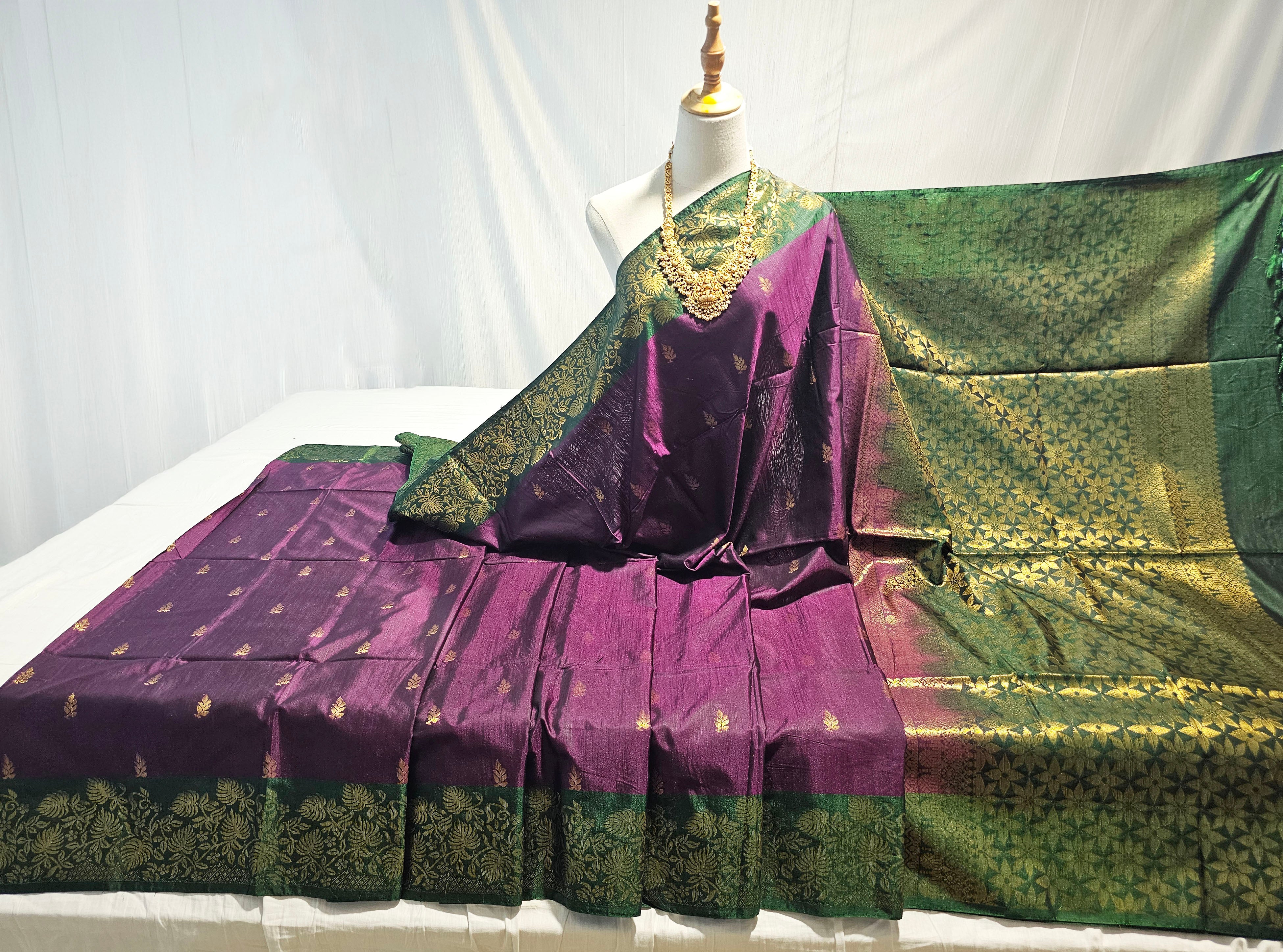 Kanchipuram Pure Soft Silk Saree