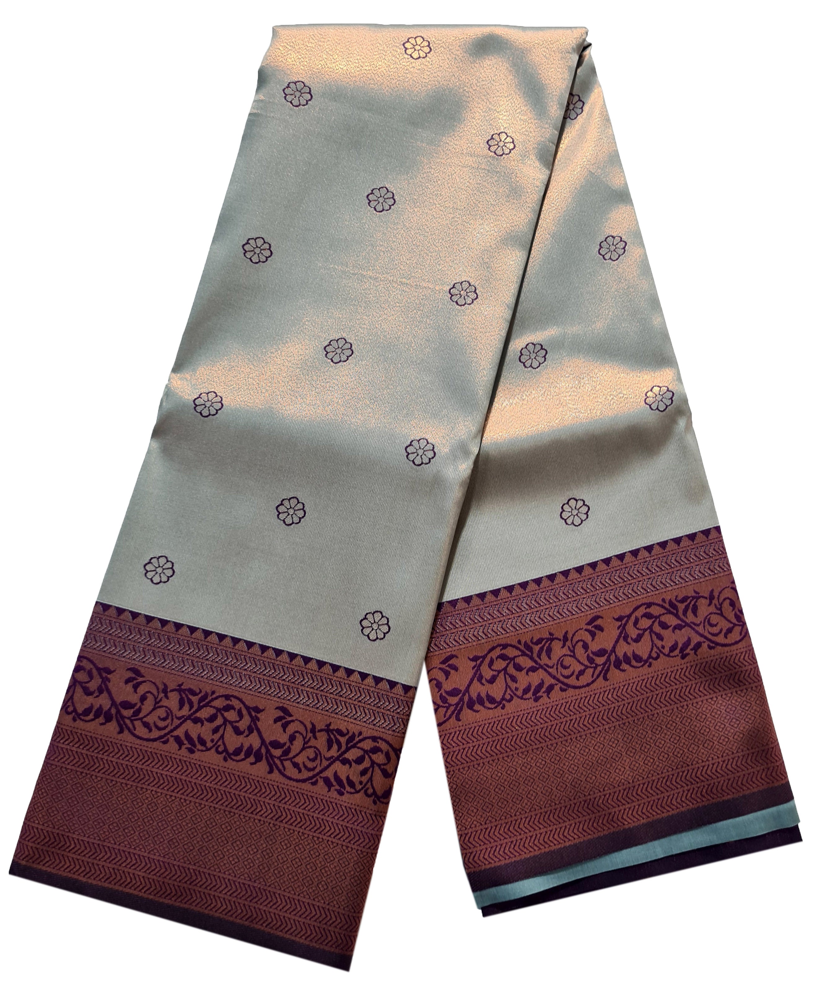 Antique Zari Butta Silk Saree