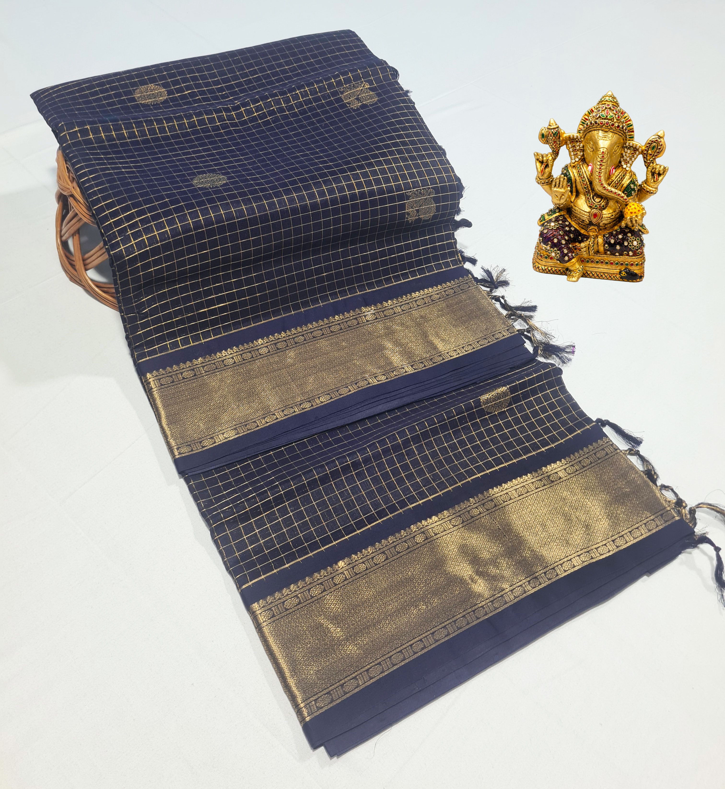 Kanchipuram Pure Silk Cotton Saree