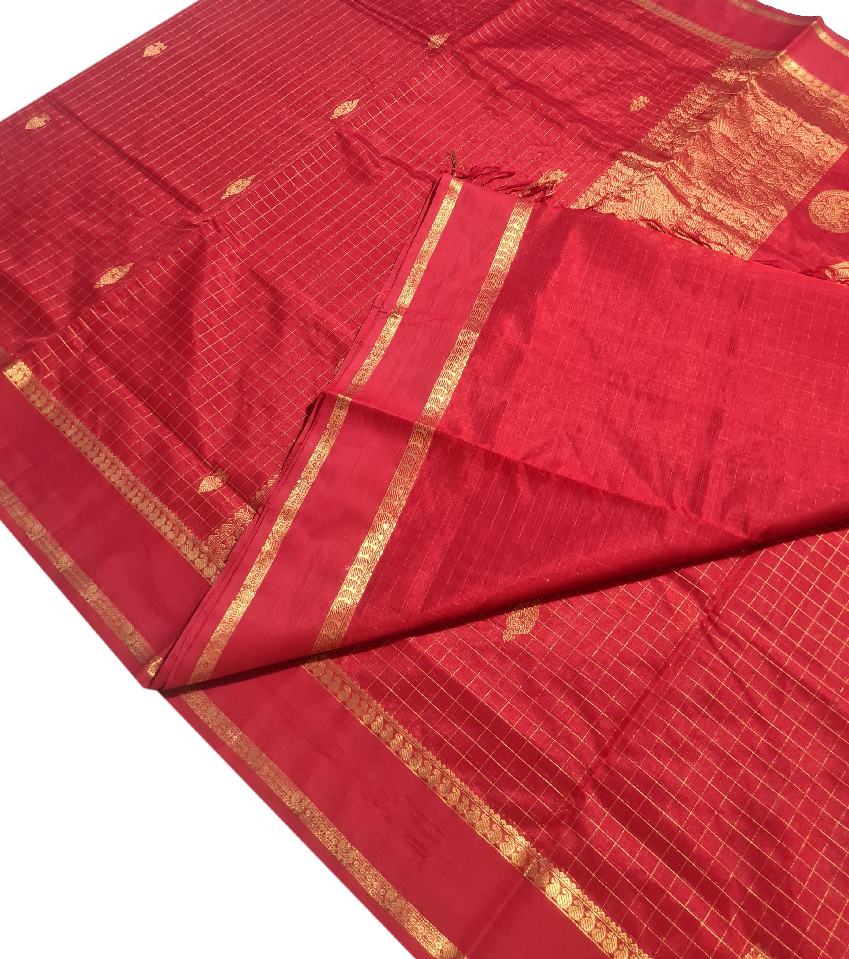 Kanchipuram Pure Silk Cotton Saree