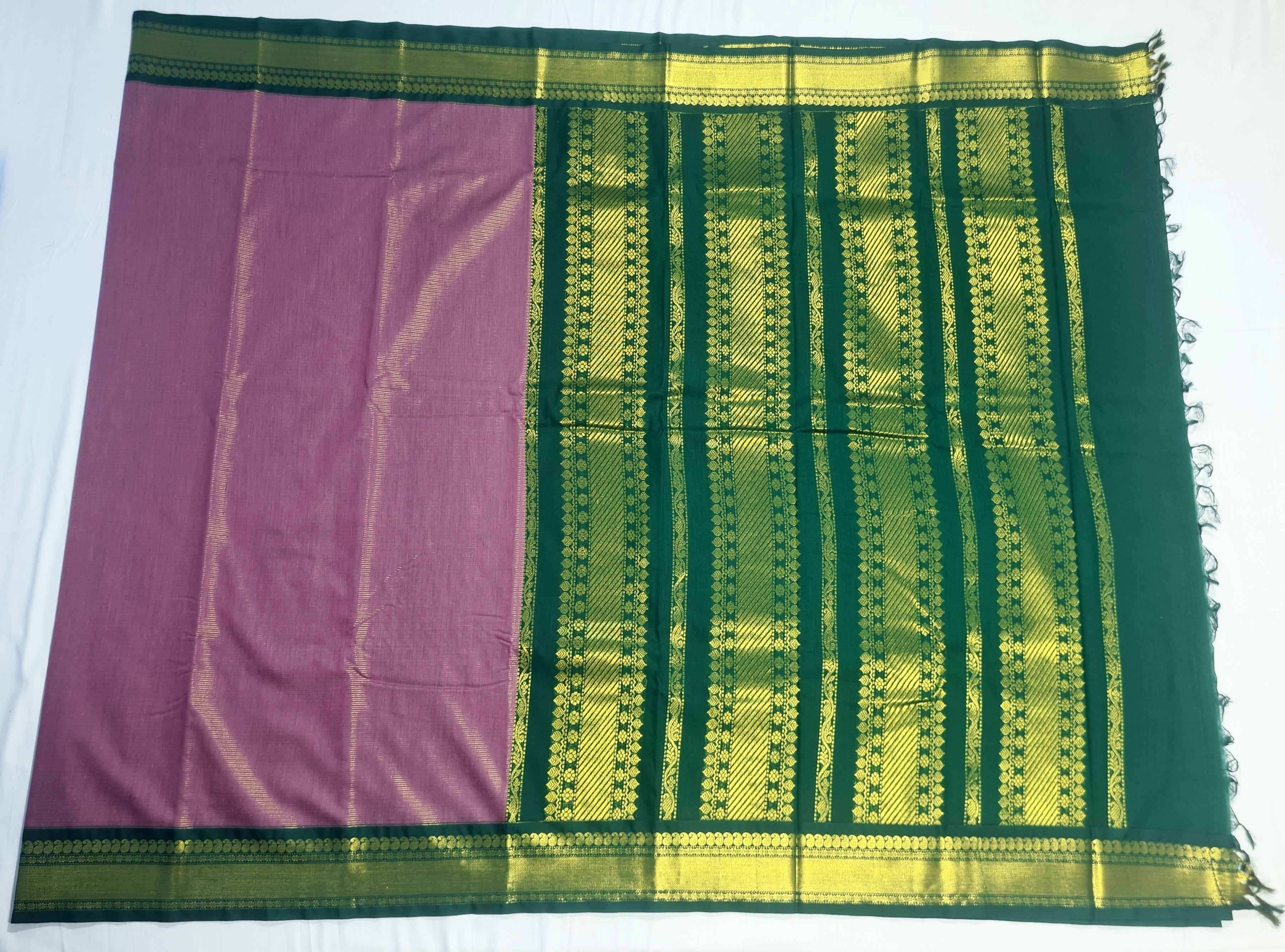 Kanchipuram Agarlic Cotton Sarees