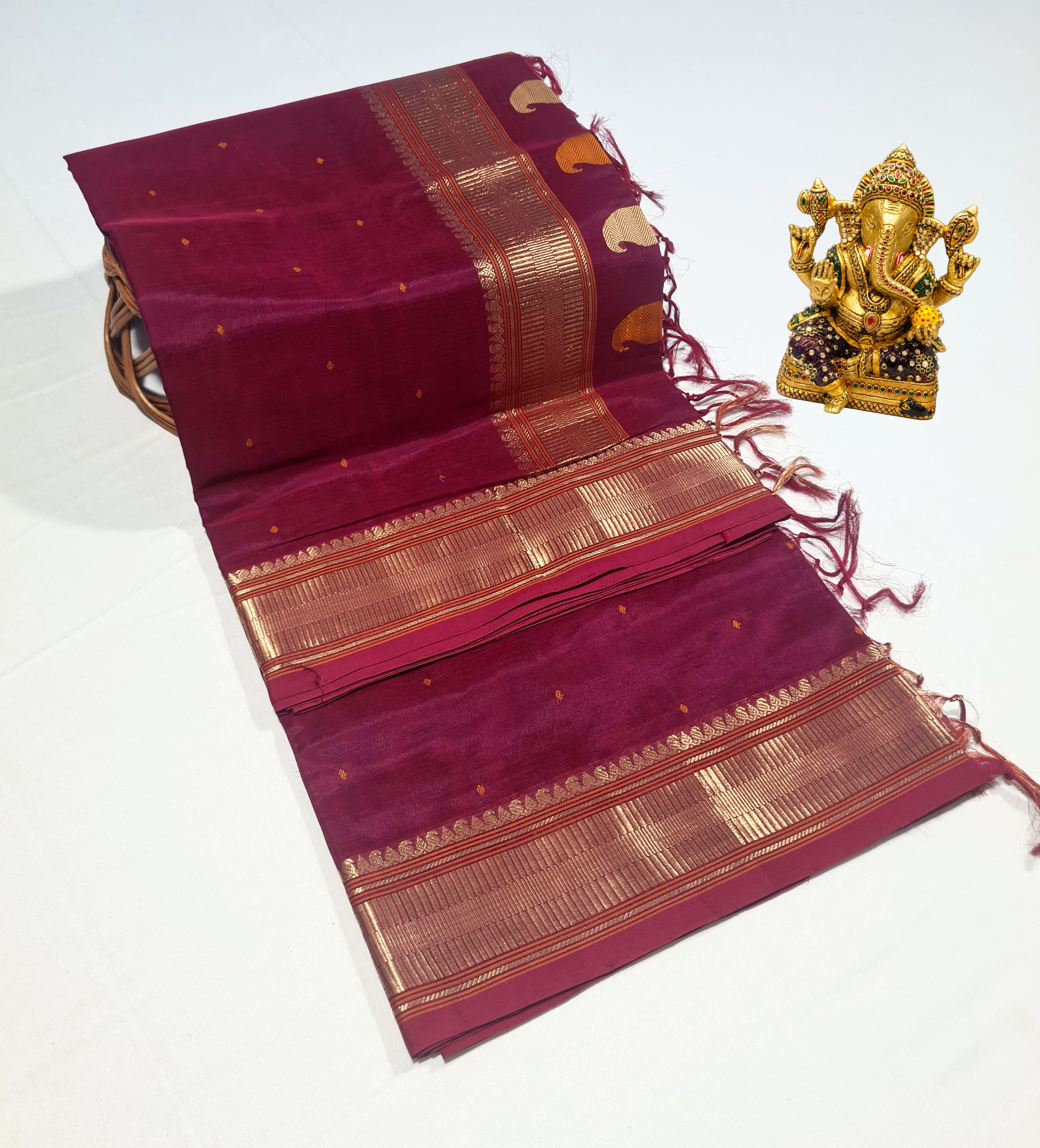 Kanchipuram Pure Silk Cotton Saree
