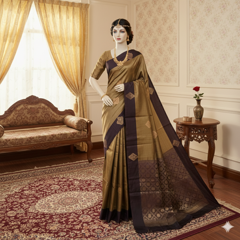Kanchipuram Pure Soft Silk Saree