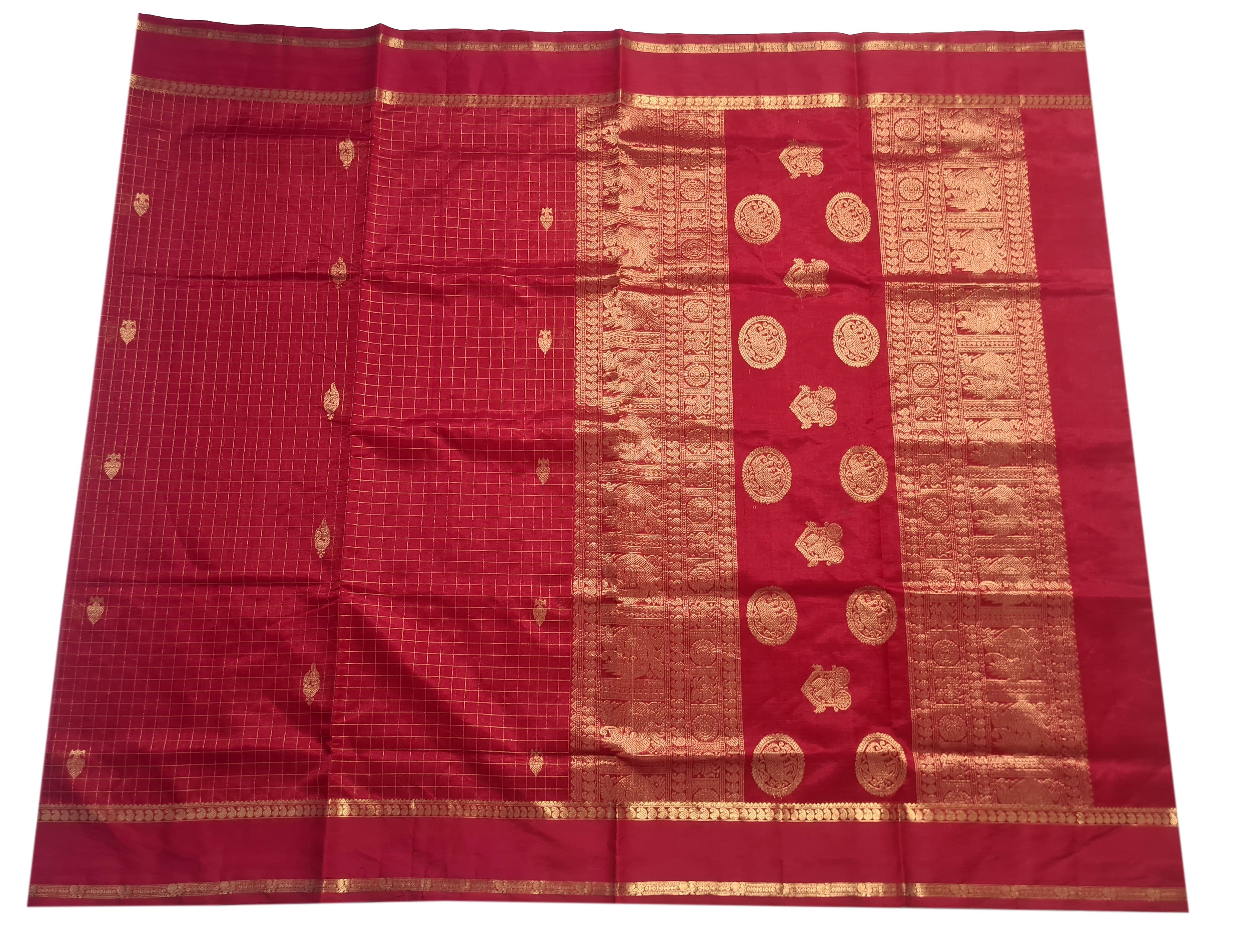 Kanchipuram Pure Silk Cotton Saree