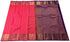 Kanchi Vegan Silk Saree With Contrast Blouse and Rich Jari Pallu