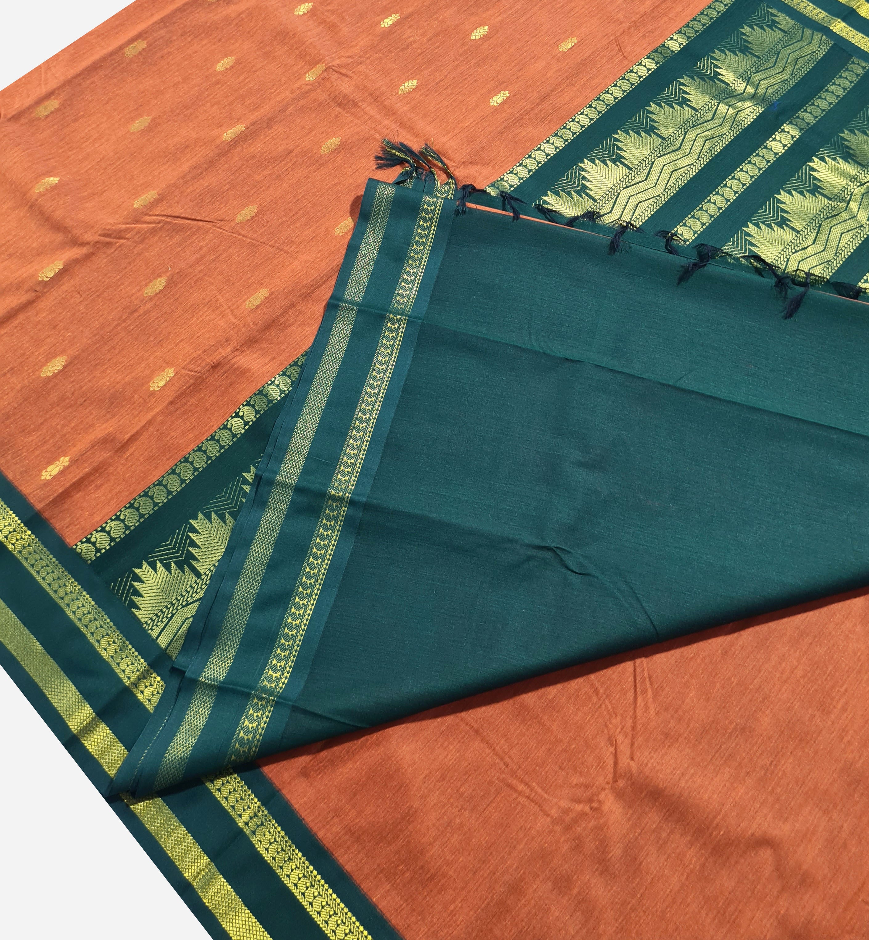 Vairaoosi Agarlic Cotton Silk Sarees
