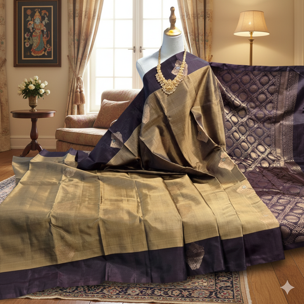 Kanchipuram Pure Soft Silk Saree