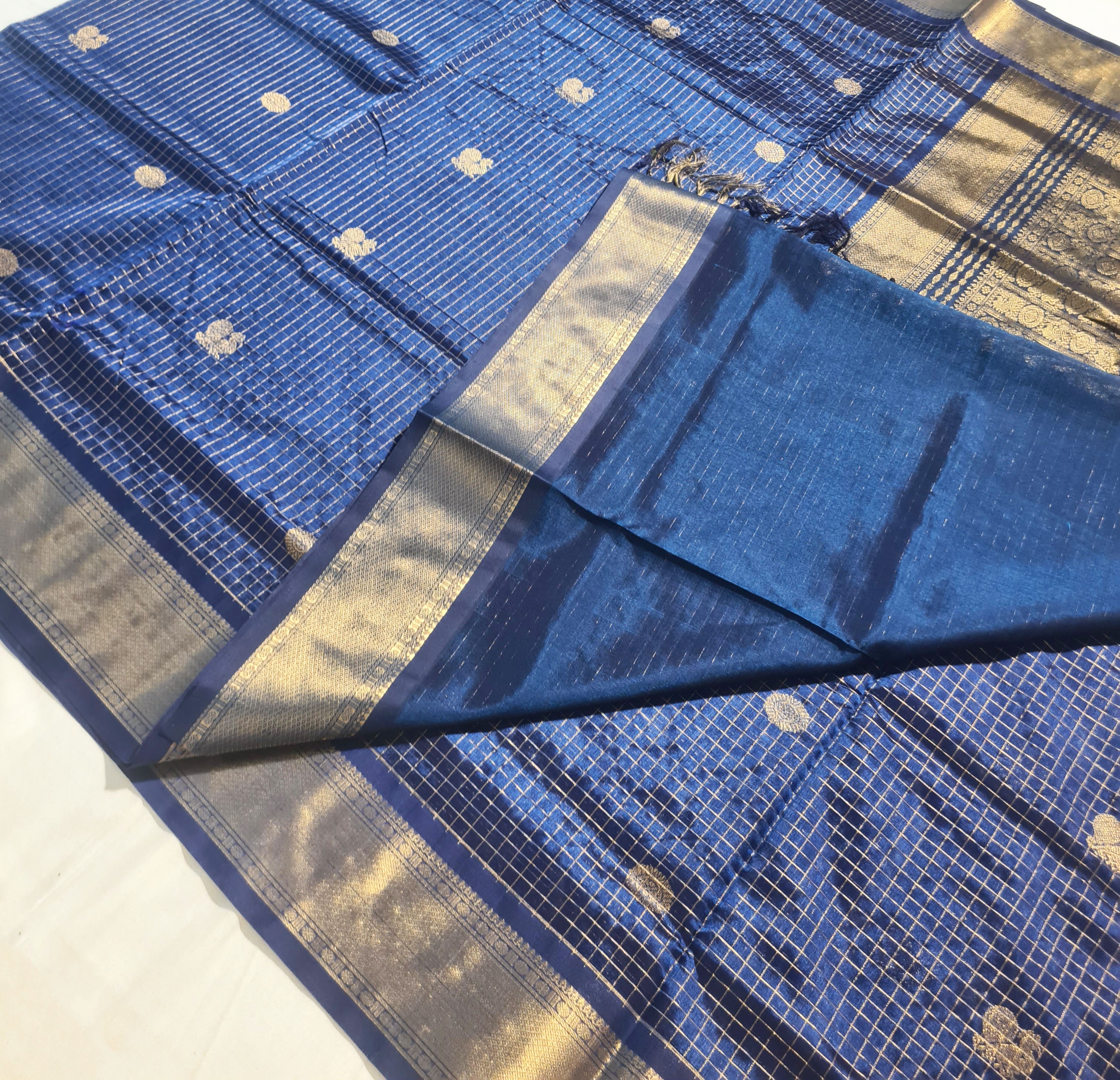 Kanchipuram Pure Silk Cotton Saree