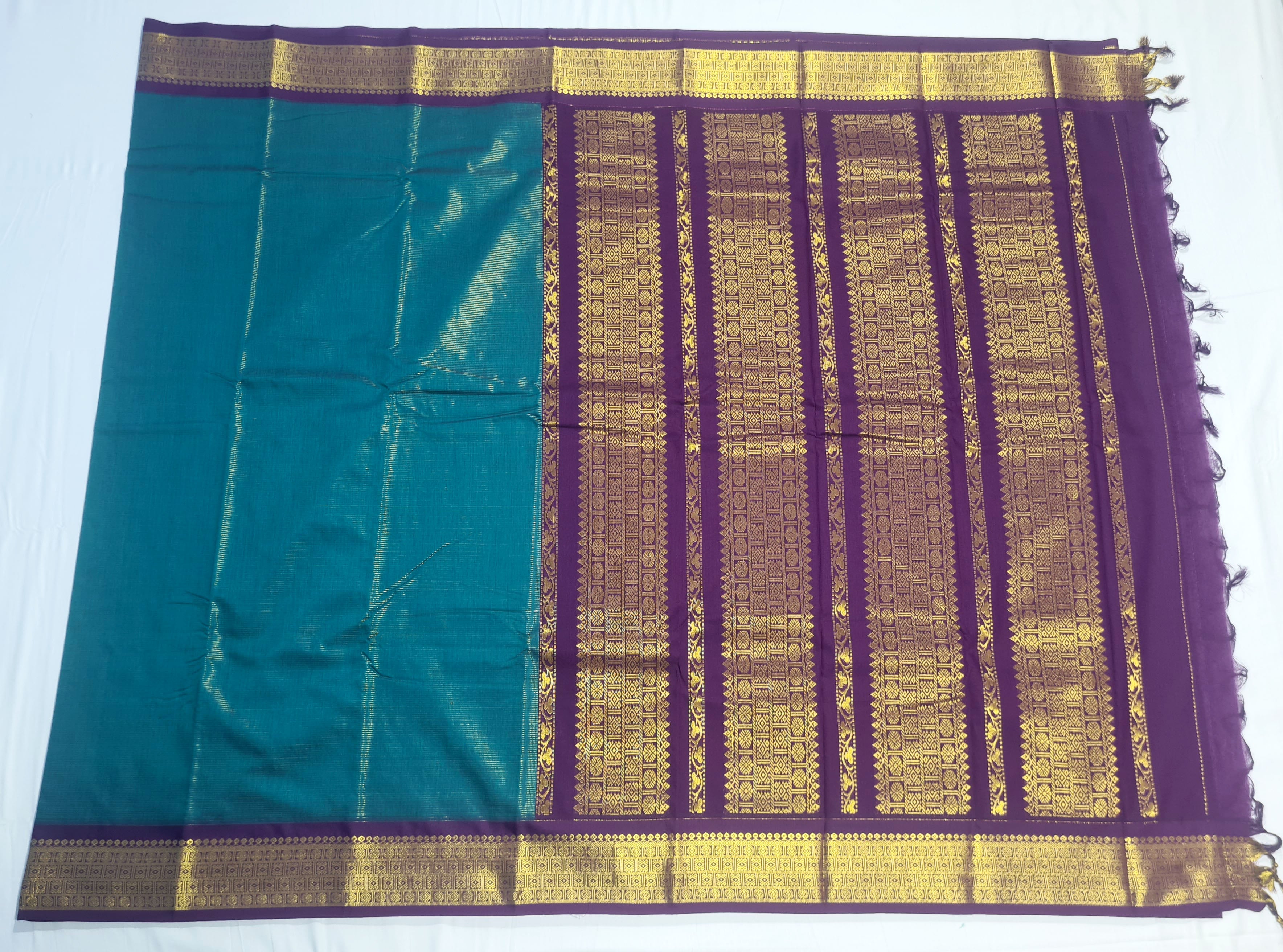 Kanchipuram Agarlic Cotton Sarees