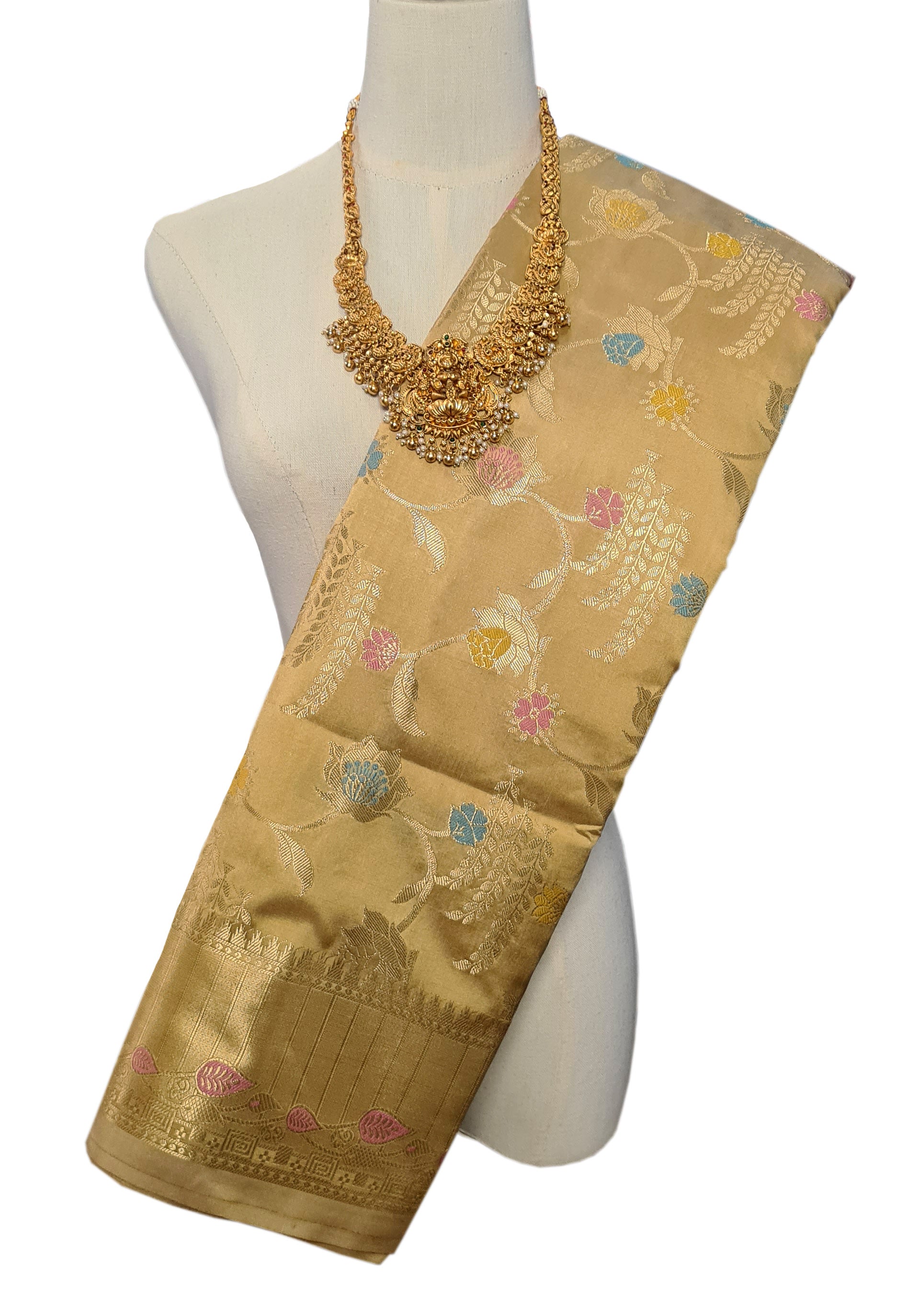 Banarasi Katan Jaal Silk Sarees