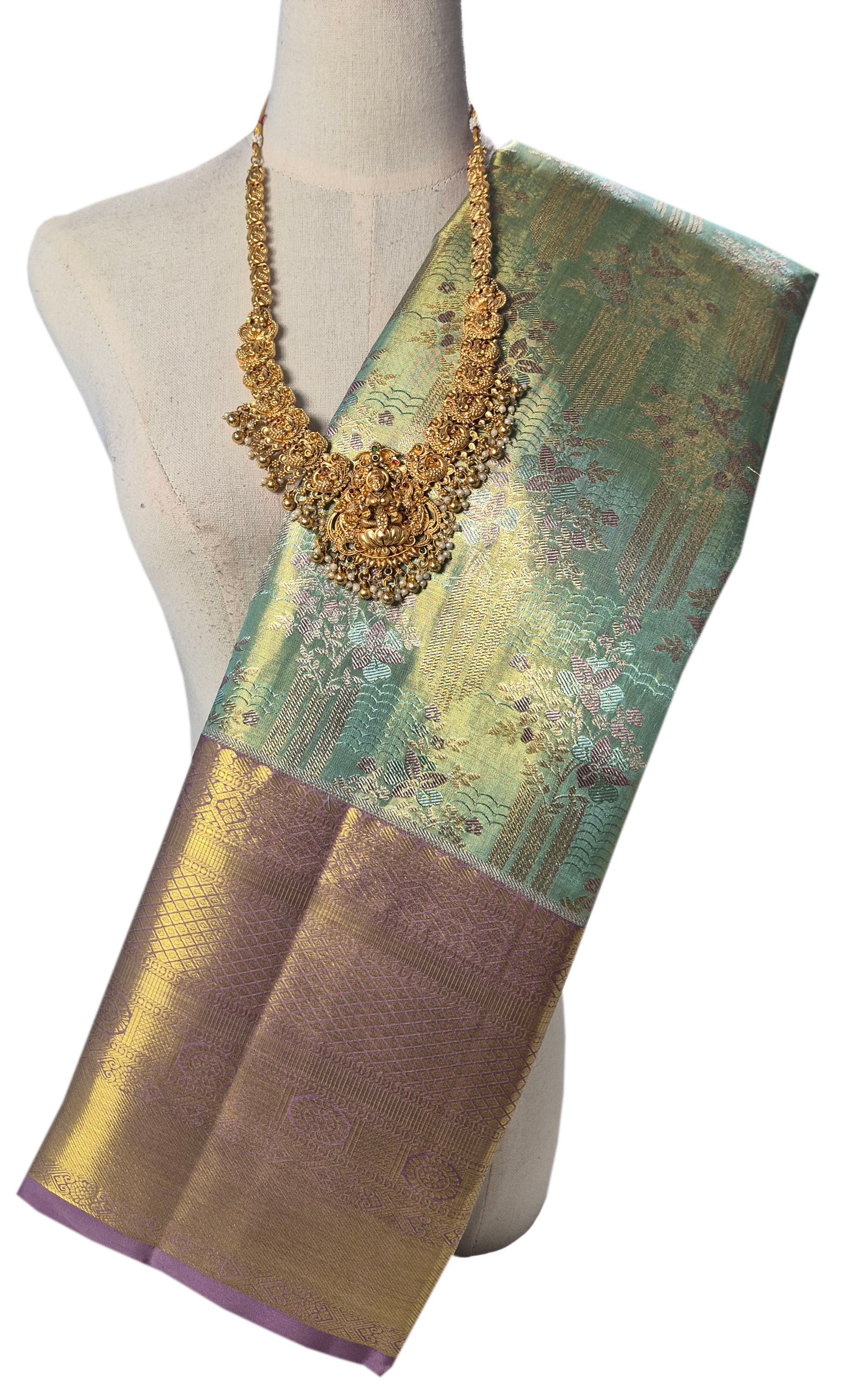 Tissue Kanchipuram Pure Silk Saree