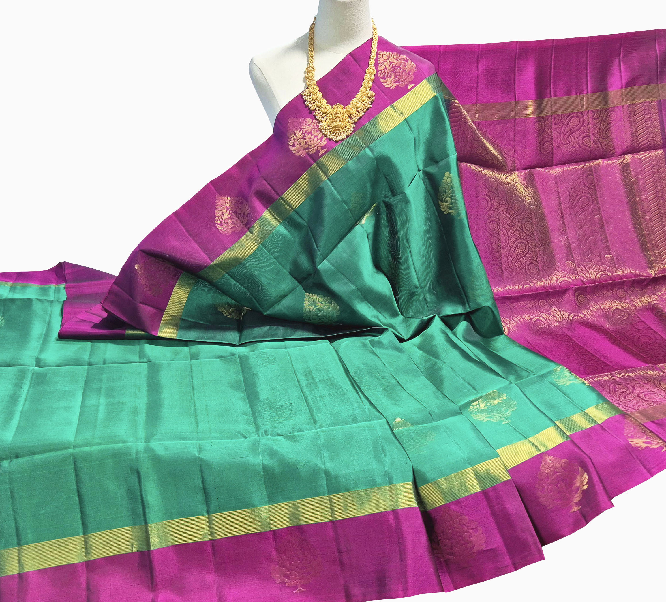 Kanchipuram Pure Soft Silk Saree