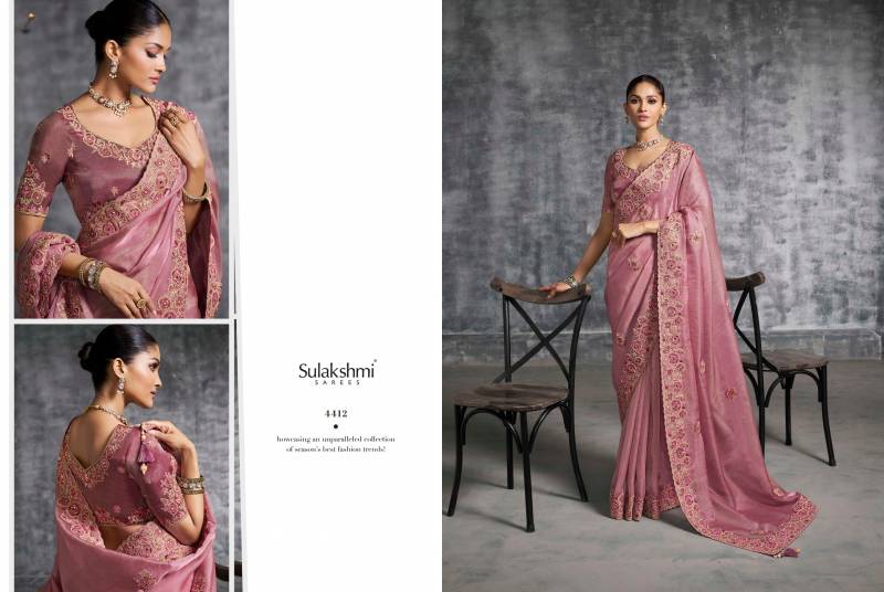 Sulakshmi Kashira Silk Work Designer Party Wear Saree Collections
