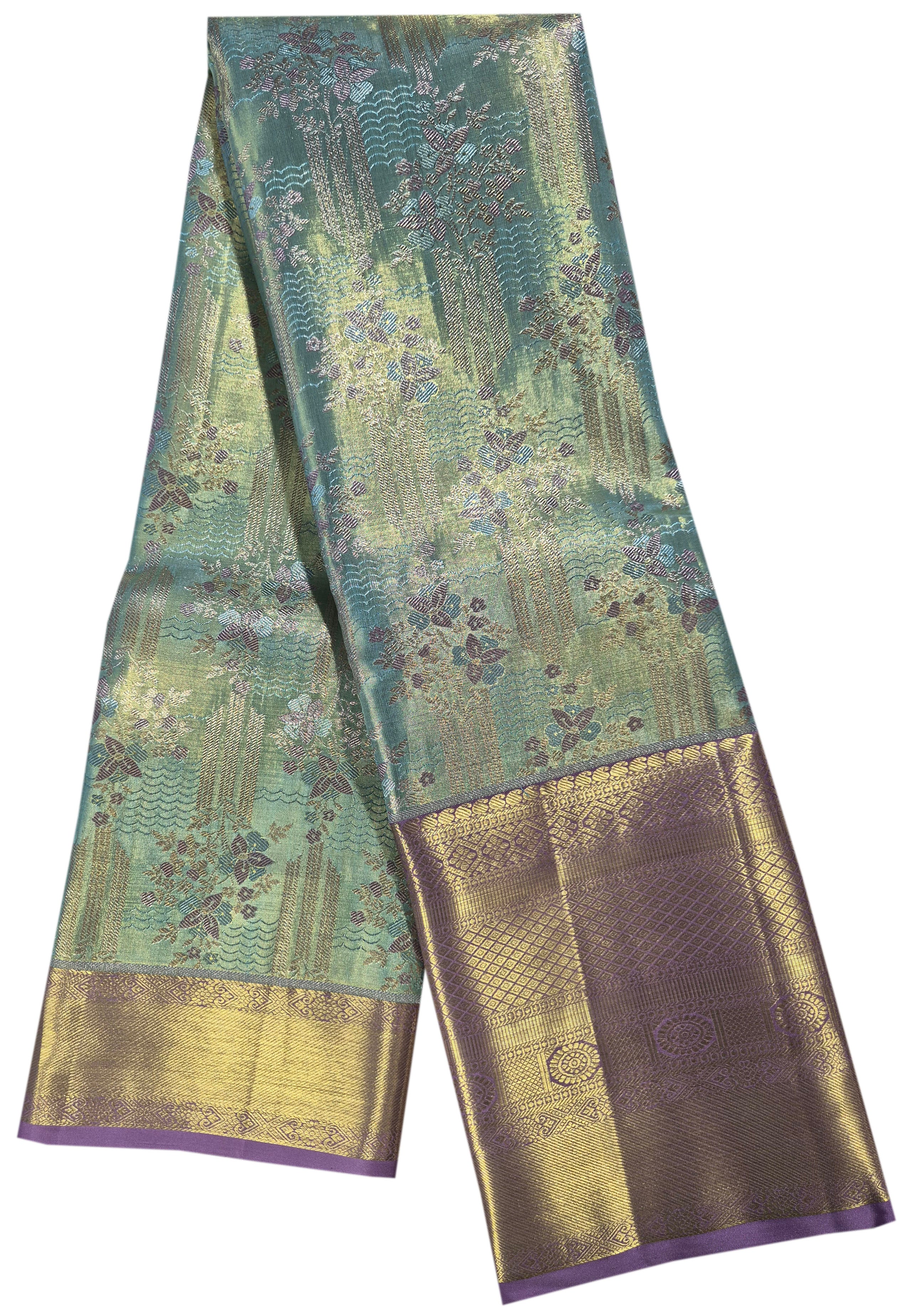 Tissue Kanchipuram Pure Silk Saree