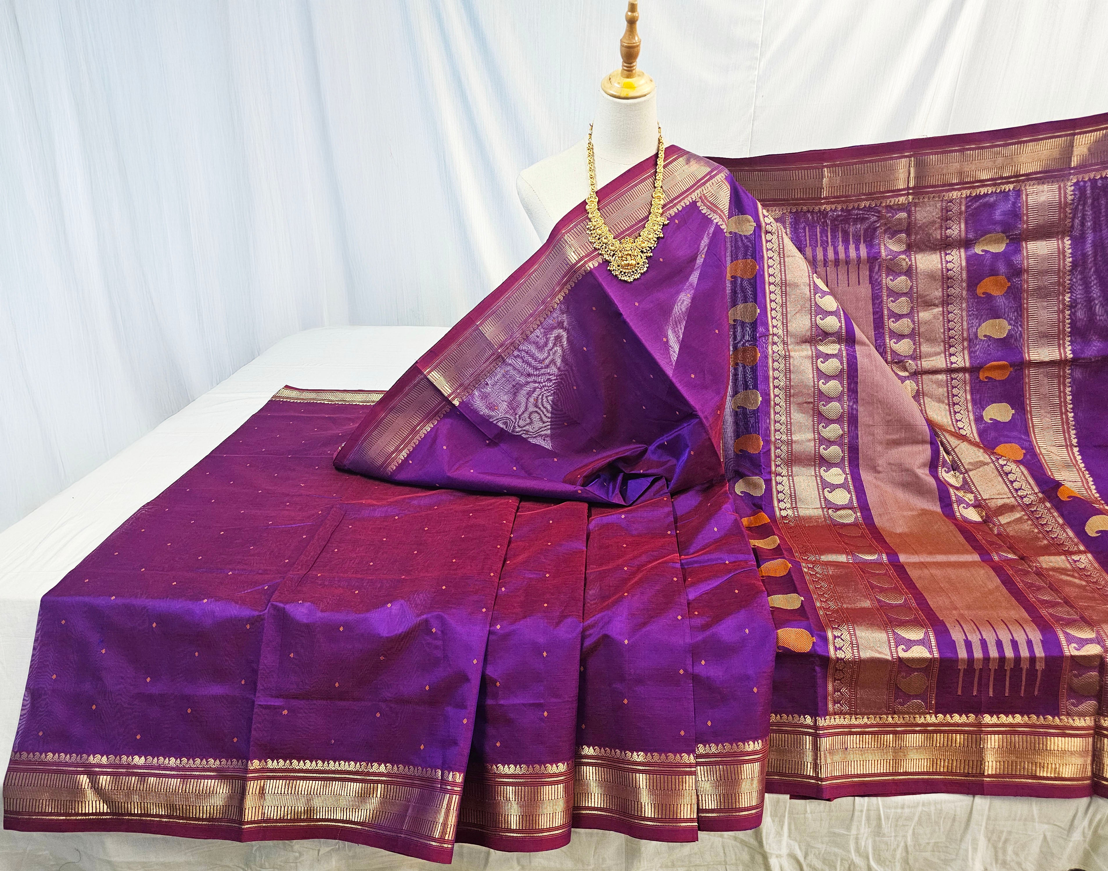Kanchipuram Pure Silk Cotton Saree
