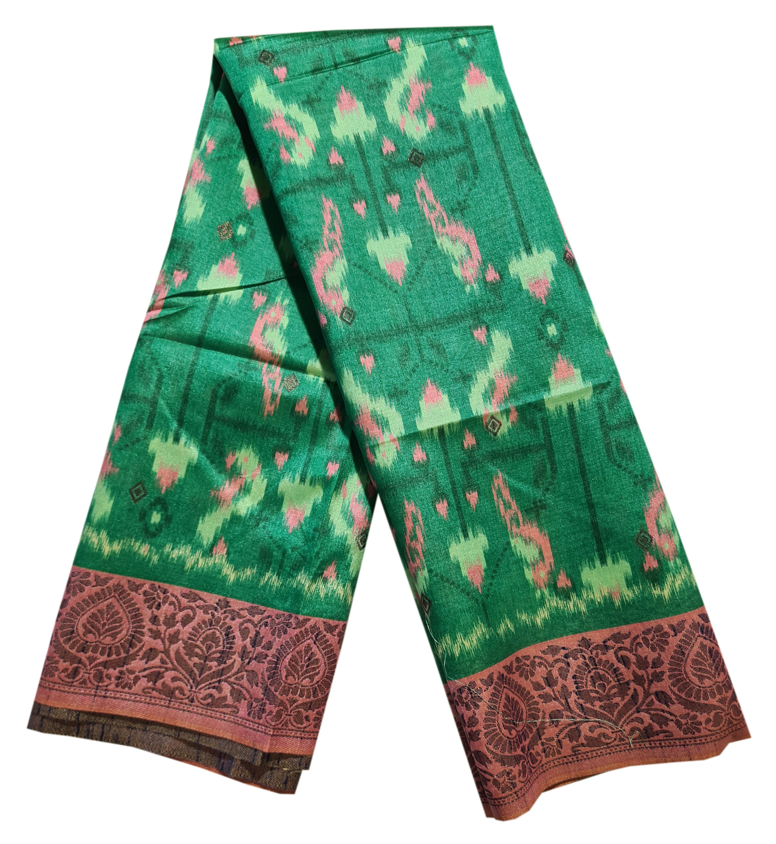 Semi Tussar Antic Design Sarees